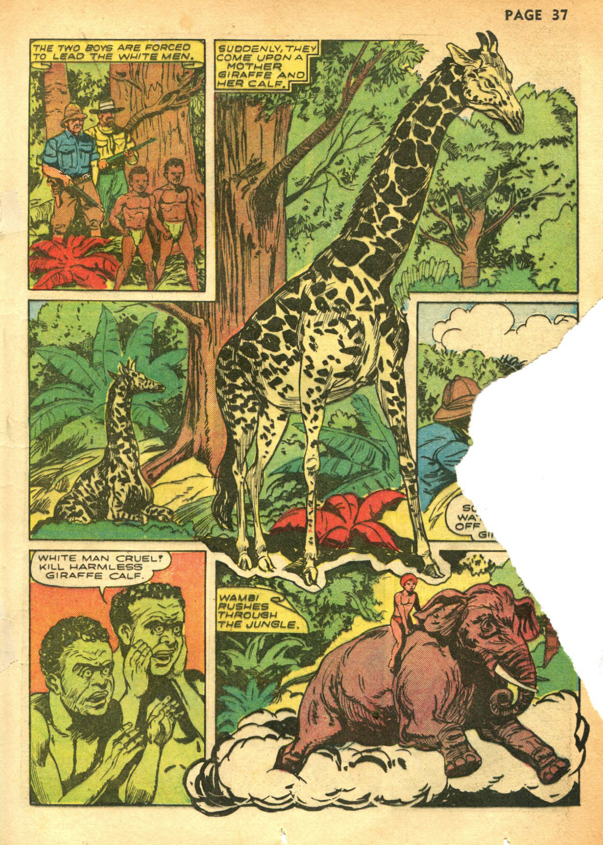 Read online Wambi Jungle Boy comic -  Issue #2 - 38