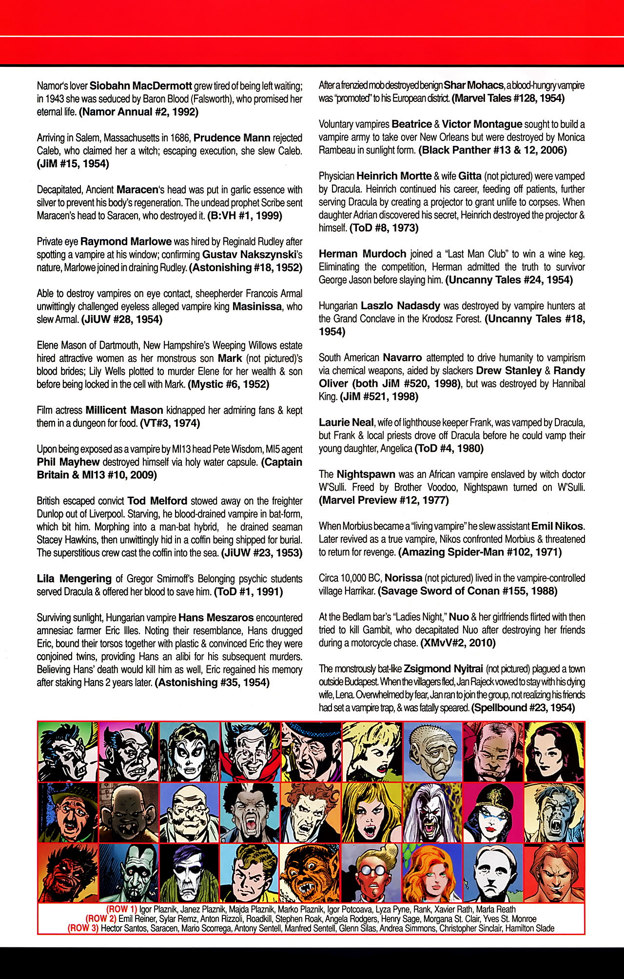 Read online Vampires: The Marvel Undead comic -  Issue # Full - 52