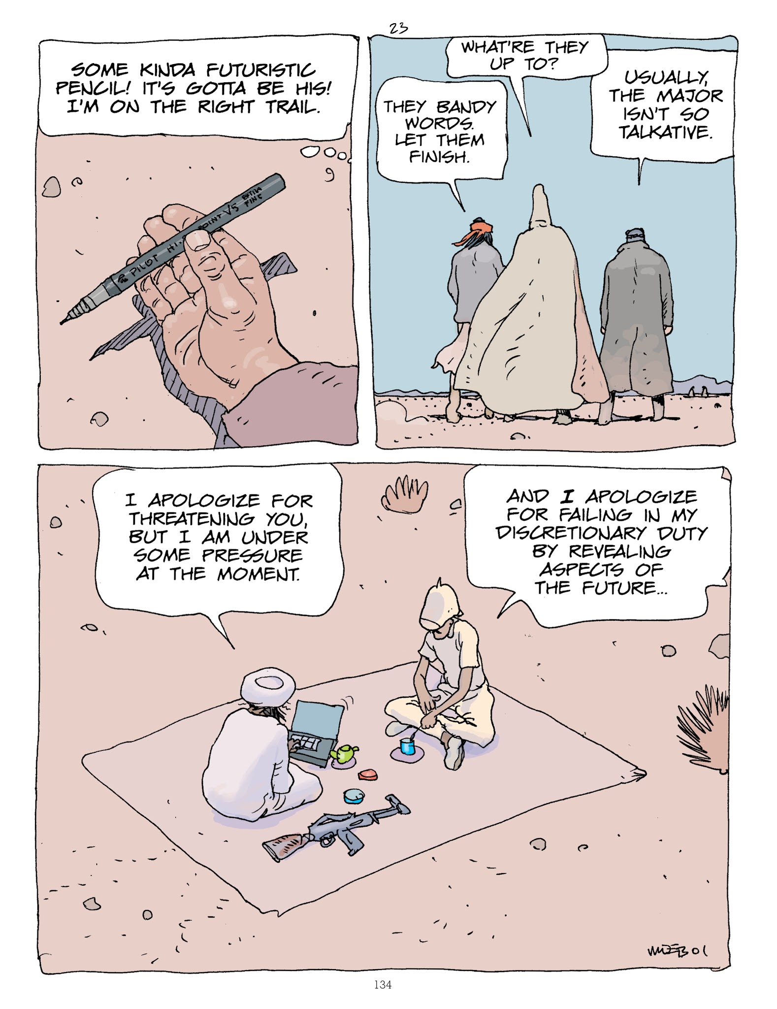 Read online Moebius Library comic -  Issue # TPB 2 - 133