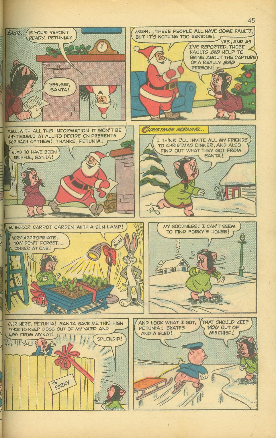 Read online Bugs Bunny's Christmas Funnies comic -  Issue # TPB 7 - 47