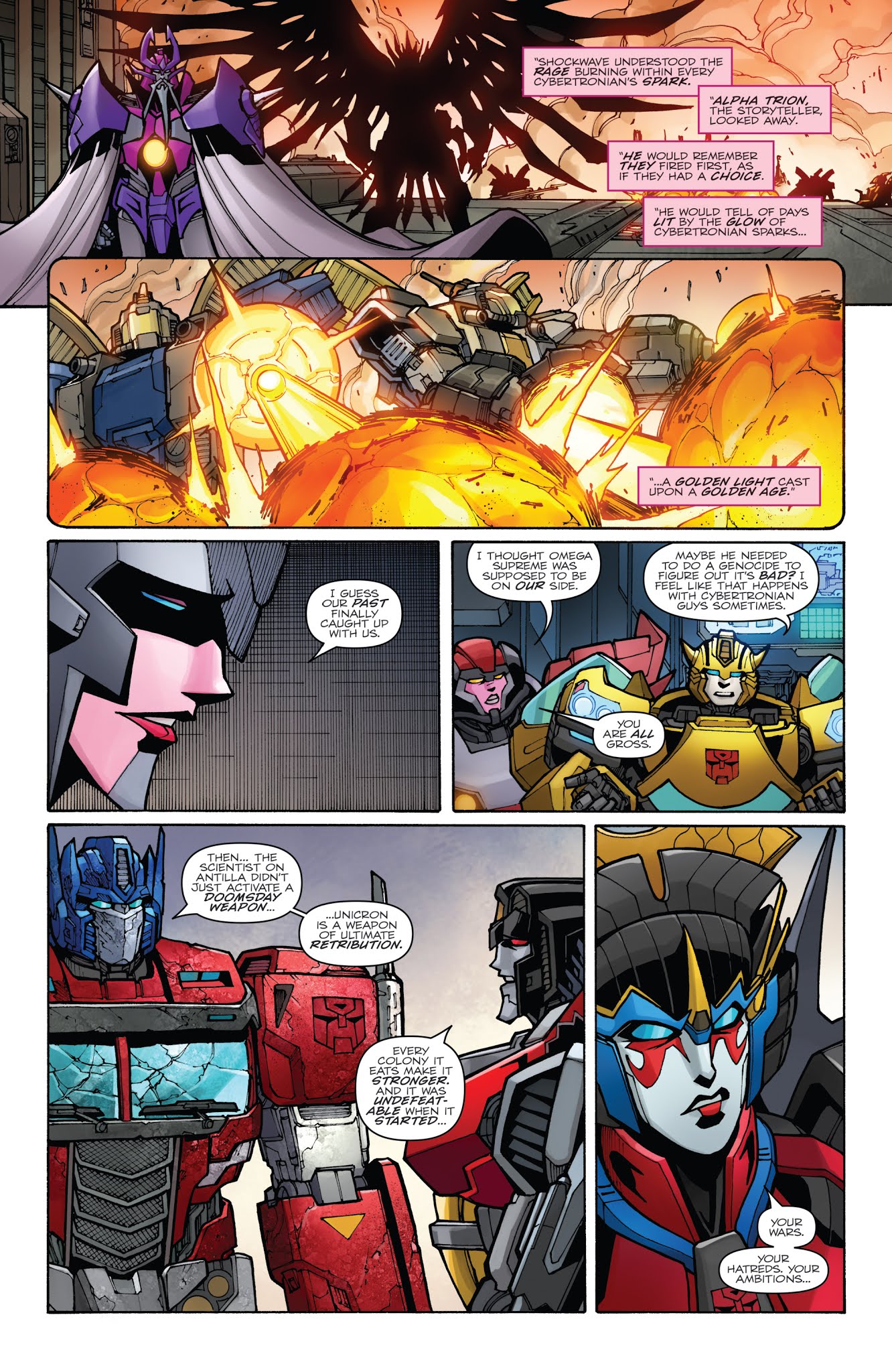 Read online Transformers: Unicron comic -  Issue #3 - 11