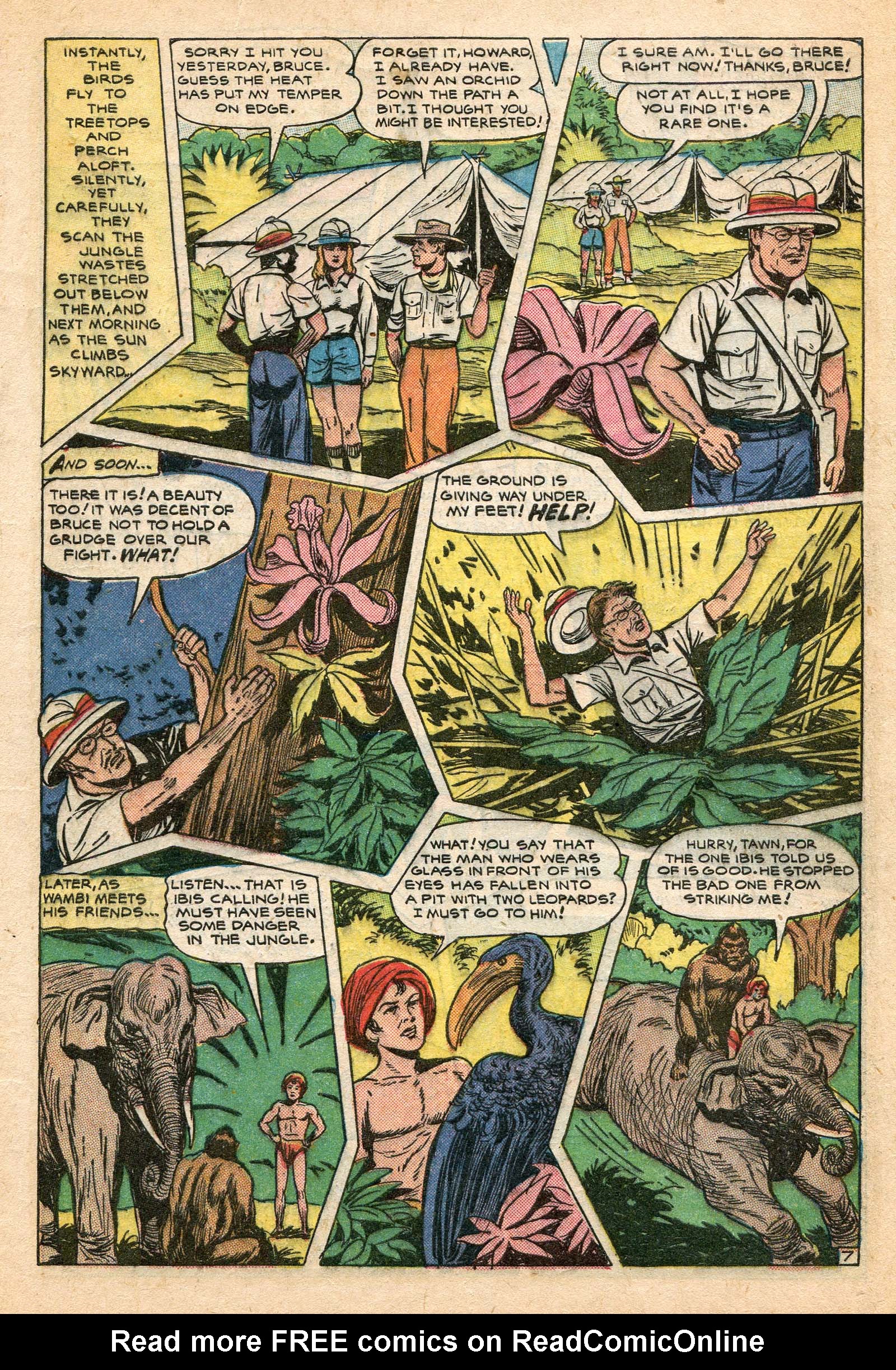 Read online Wambi Jungle Boy comic -  Issue #7 - 9