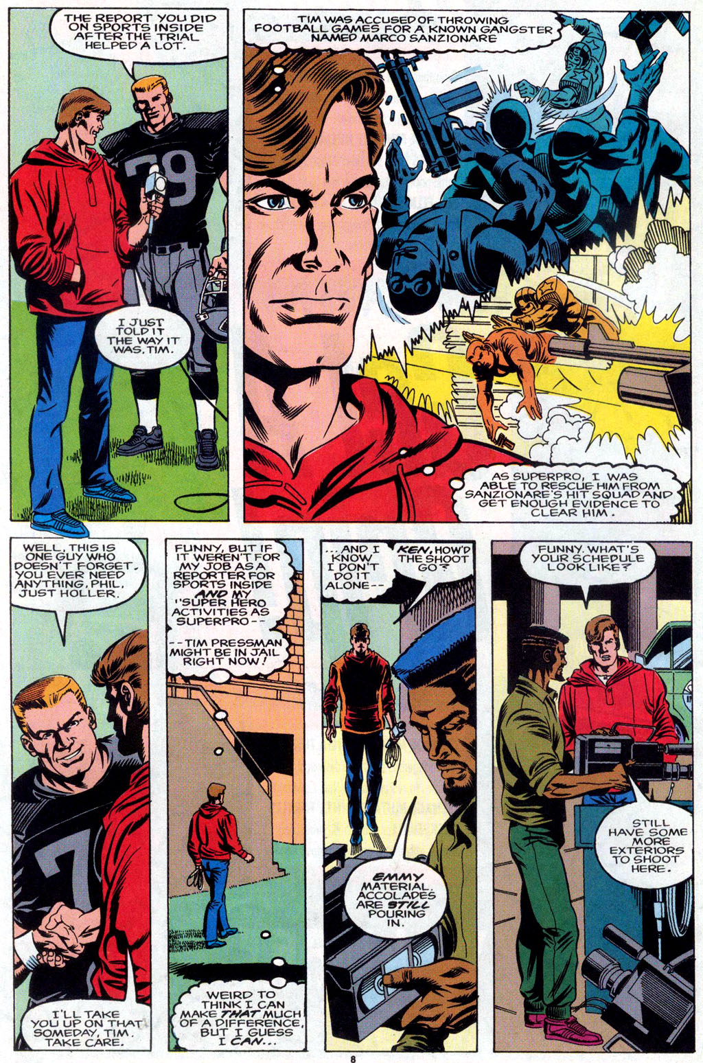 Read online NFL SuperPro comic -  Issue #4 - 7