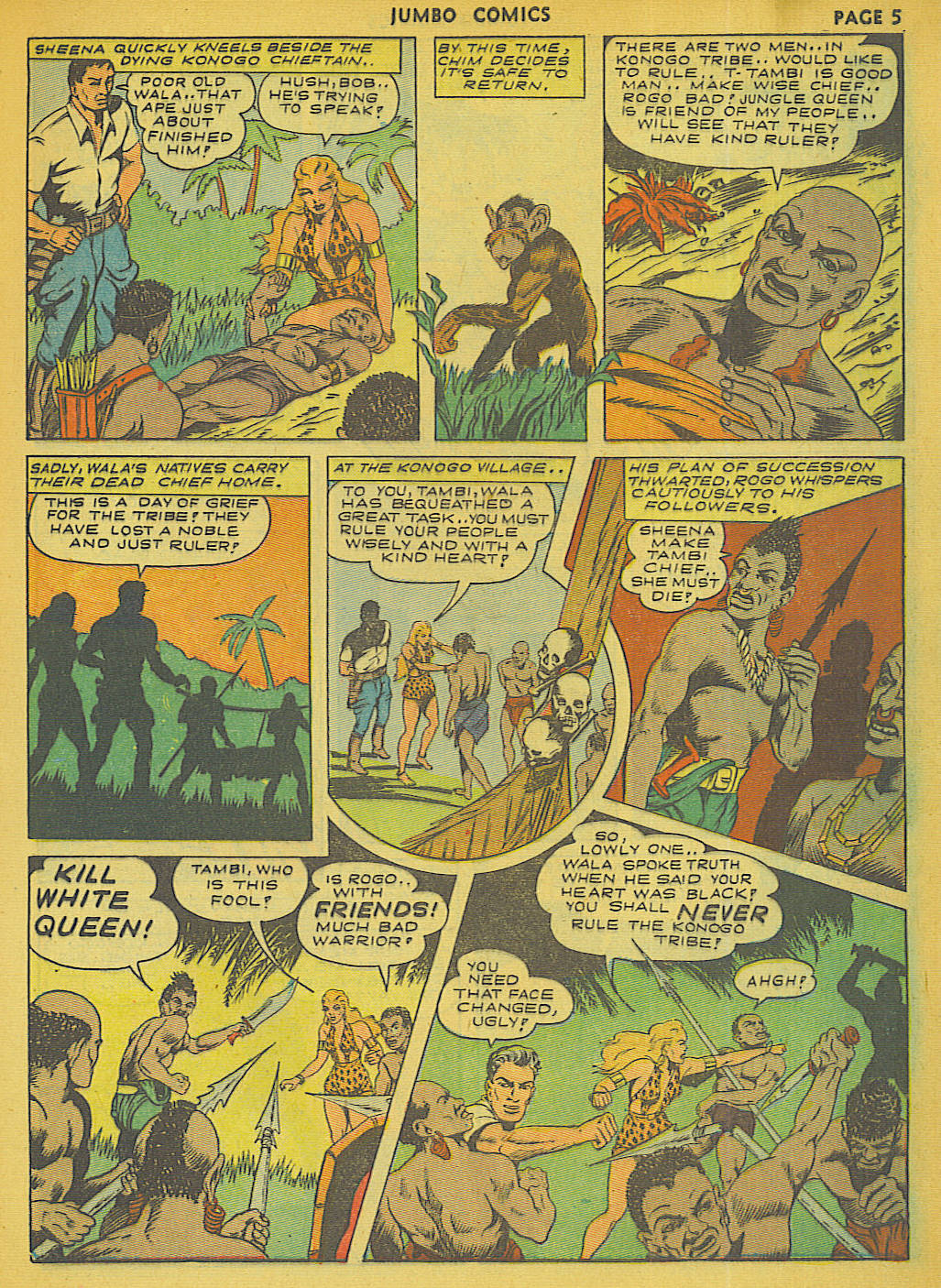 Read online Jumbo Comics comic -  Issue #49 - 7