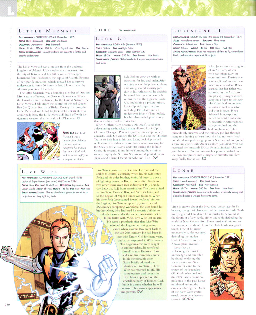 Read online The DC Comics Encyclopedia comic -  Issue # TPB 2 (Part 1) - 204