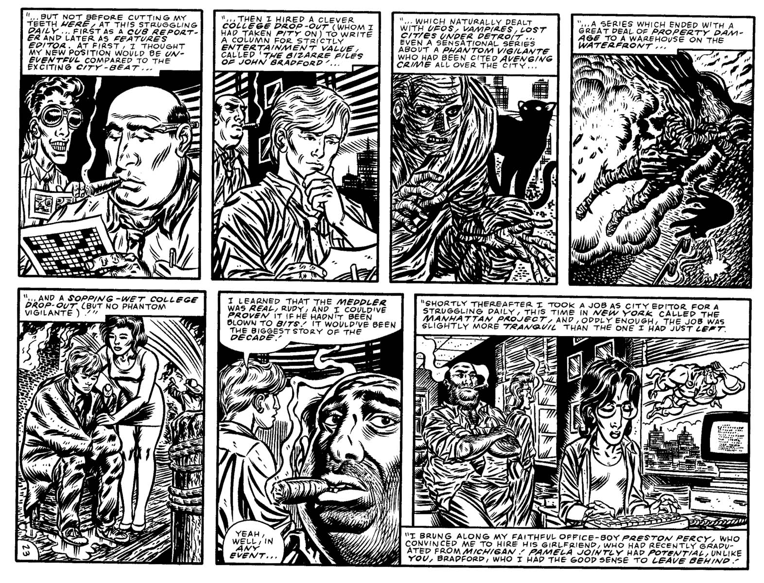 Read online Don Simpson's Bizarre Heroes comic -  Issue #2 - 25