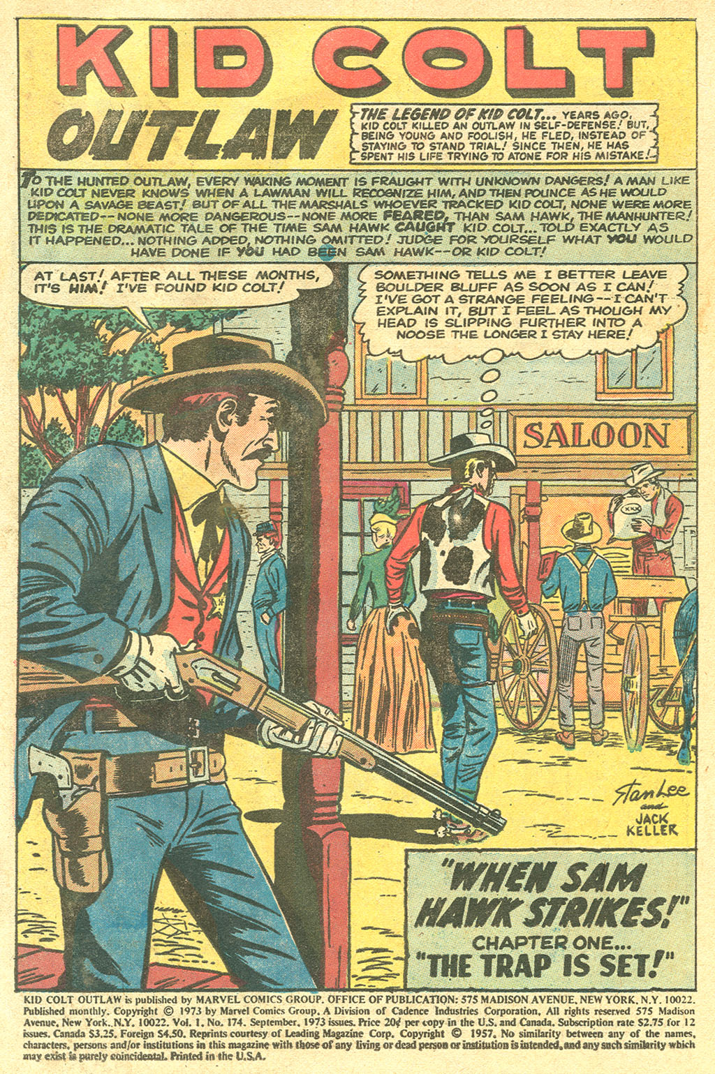 Read online Kid Colt Outlaw comic -  Issue #174 - 3