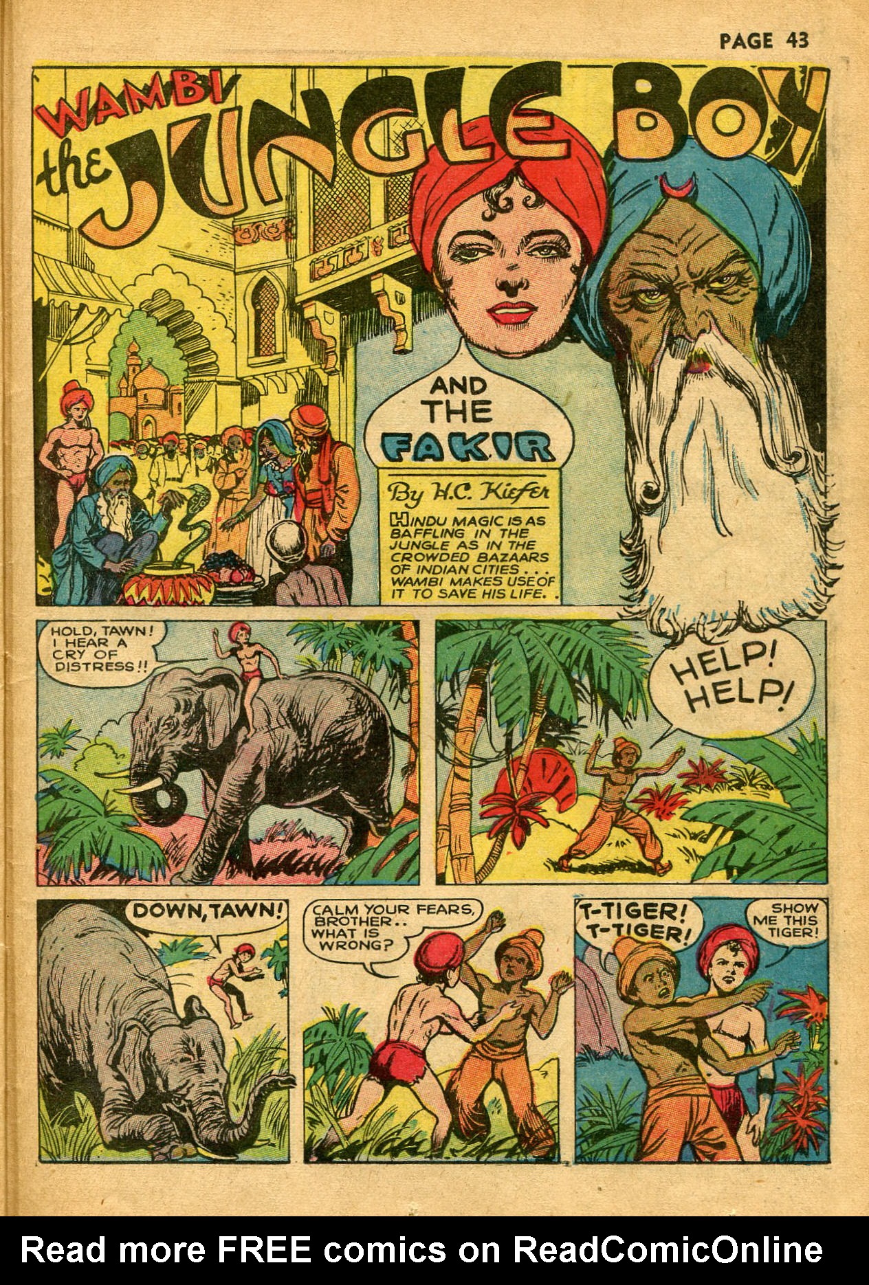 Read online Wambi Jungle Boy comic -  Issue #1 - 46