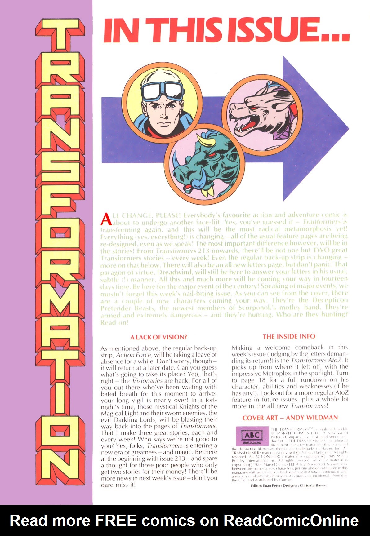 Read online The Transformers (UK) comic -  Issue #211 - 2