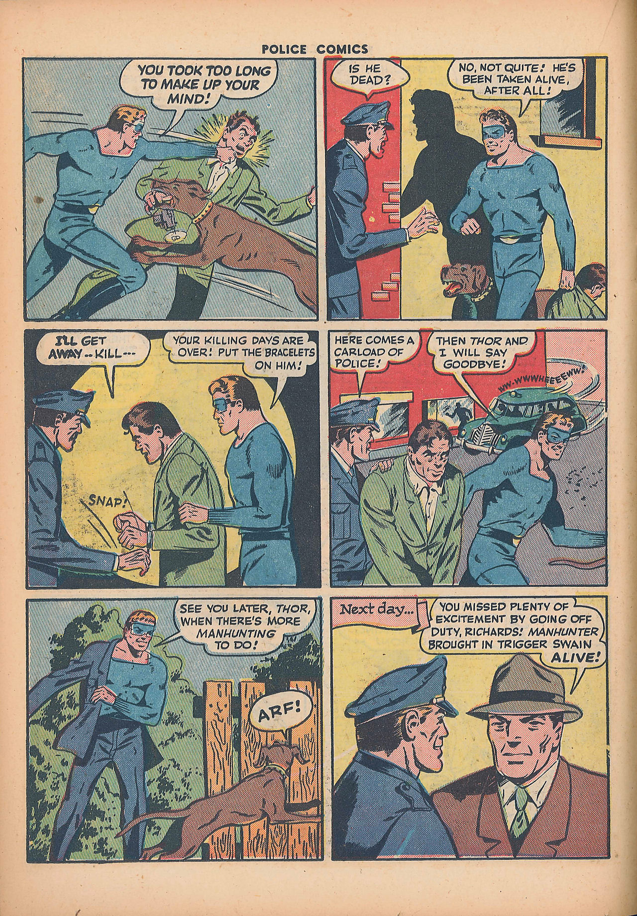 Read online Police Comics comic -  Issue #44 - 28