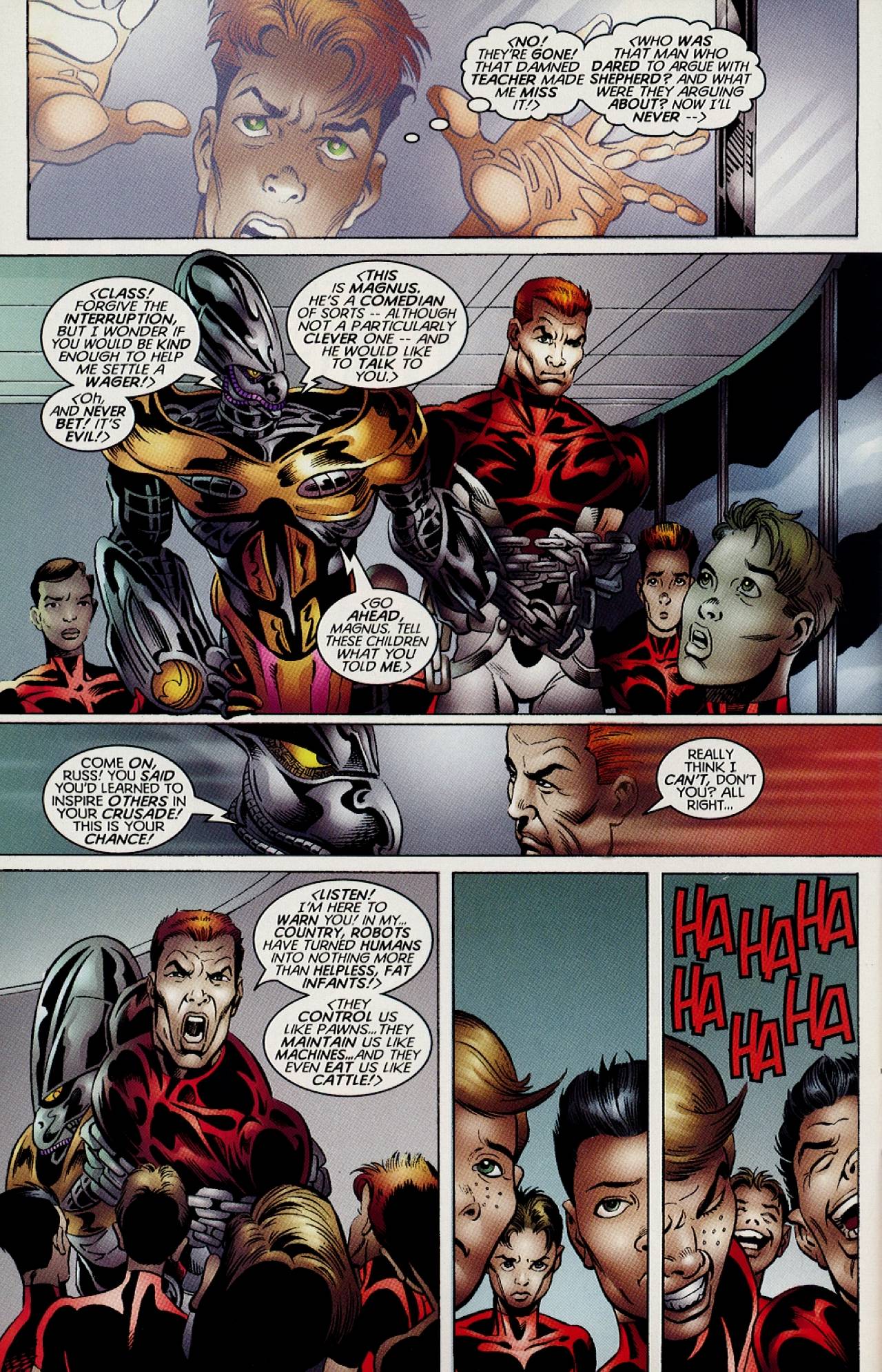 Read online Magnus Robot Fighter (1997) comic -  Issue #9 - 17