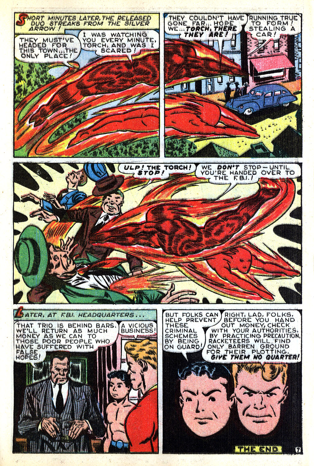 Read online The Human Torch (1940) comic -  Issue #25 - 35