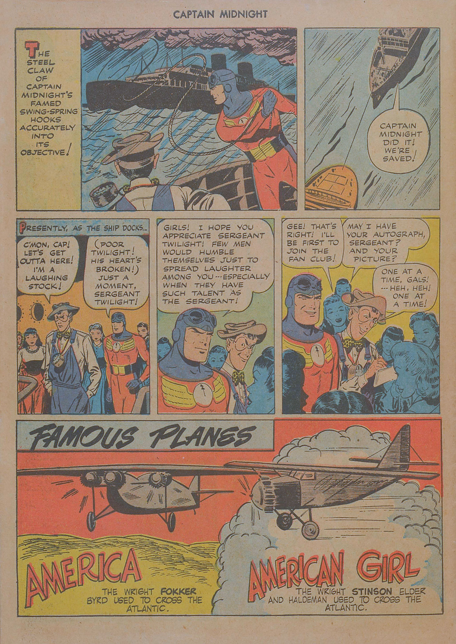 Read online Captain Midnight (1942) comic -  Issue #67 - 34