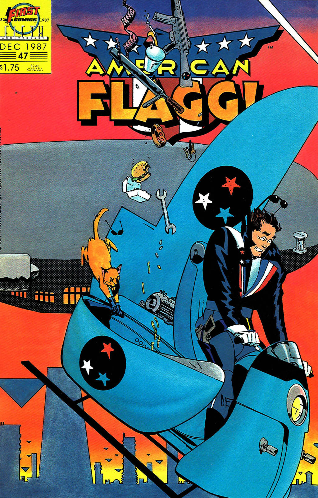 Read online American Flagg! comic -  Issue #47 - 1