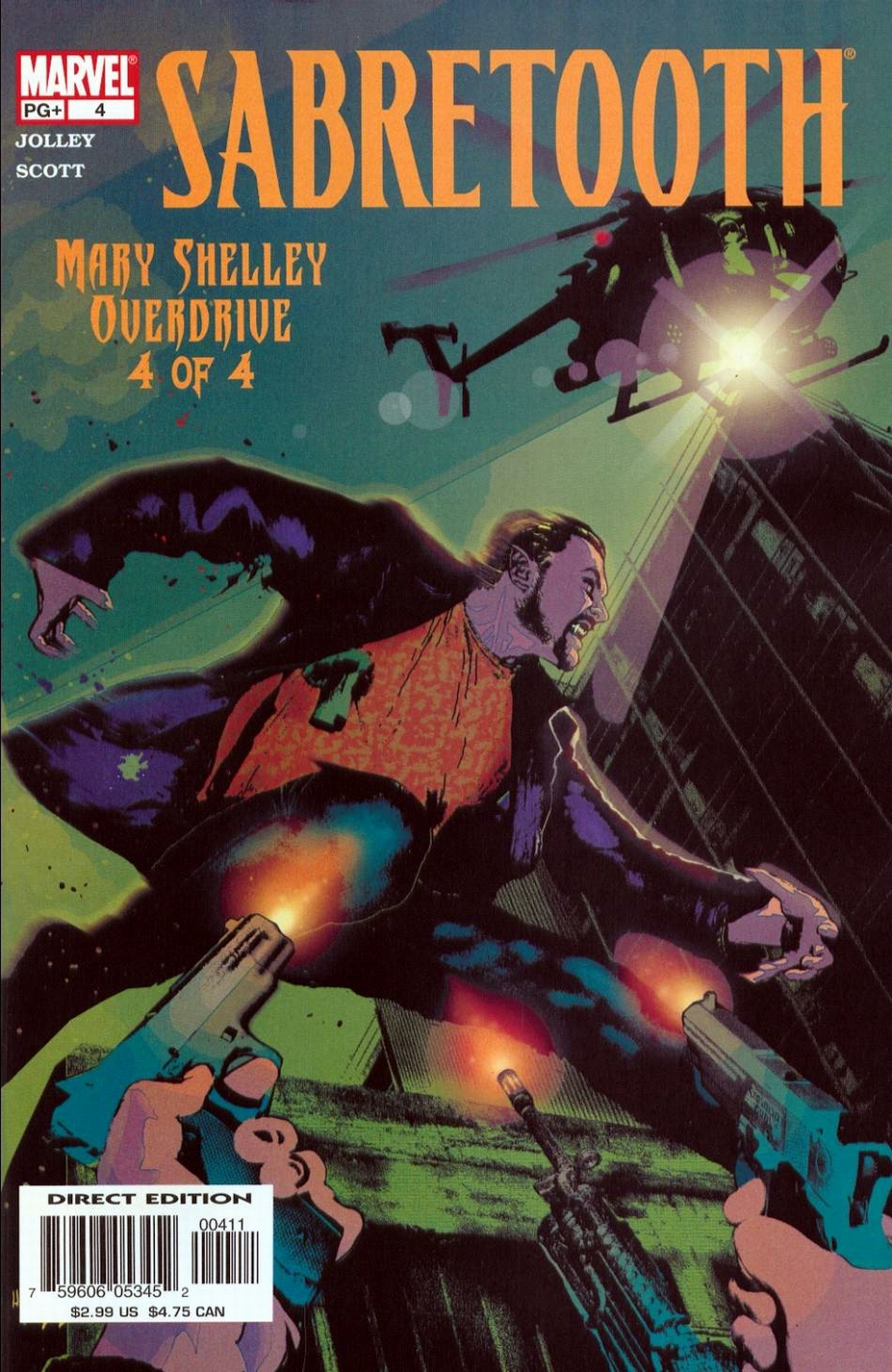 Read online Sabretooth: Mary Shelley Overdrive comic -  Issue #4 - 1