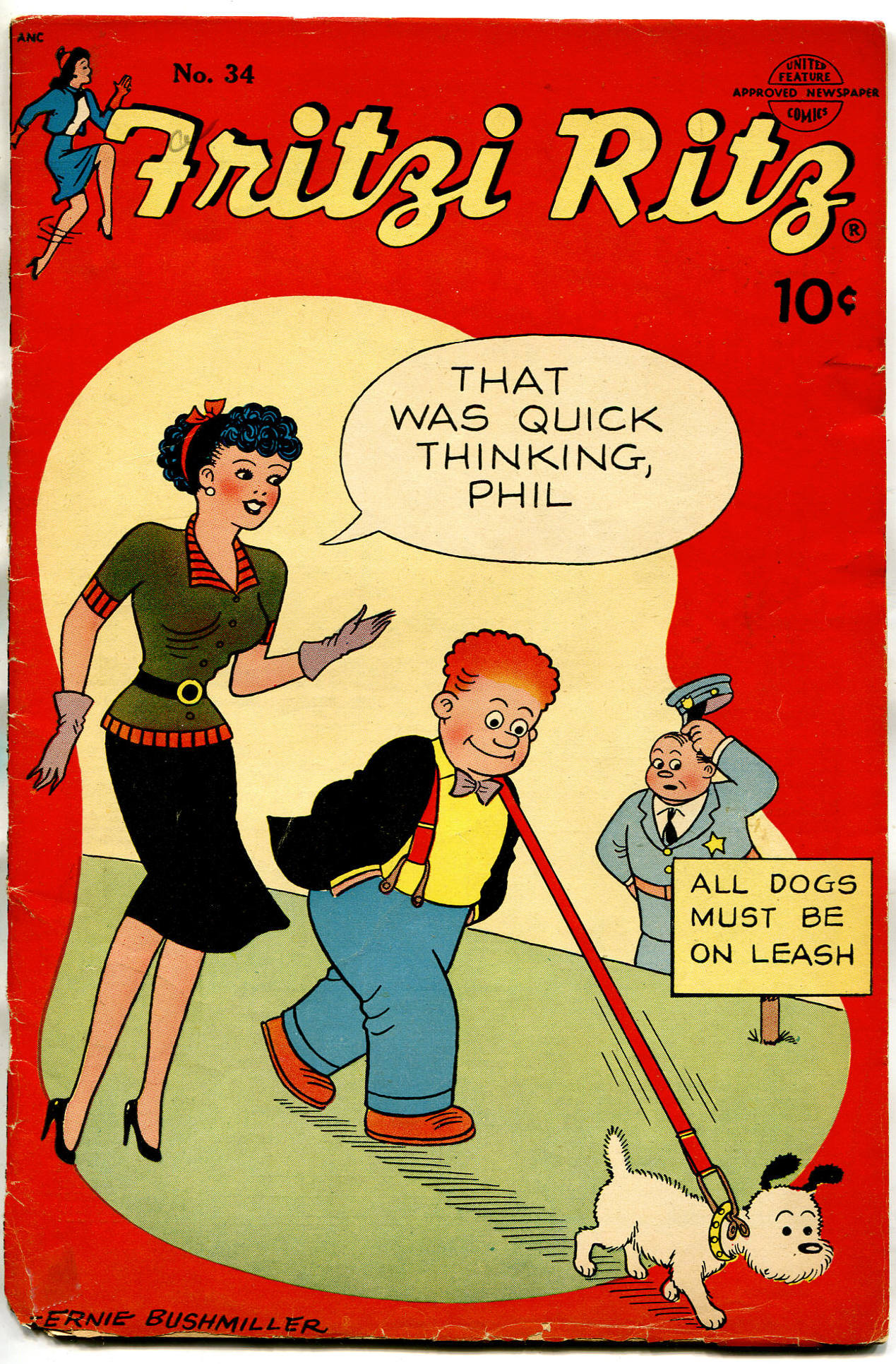 Read online Fritzi Ritz (1953) comic -  Issue #34 - 1