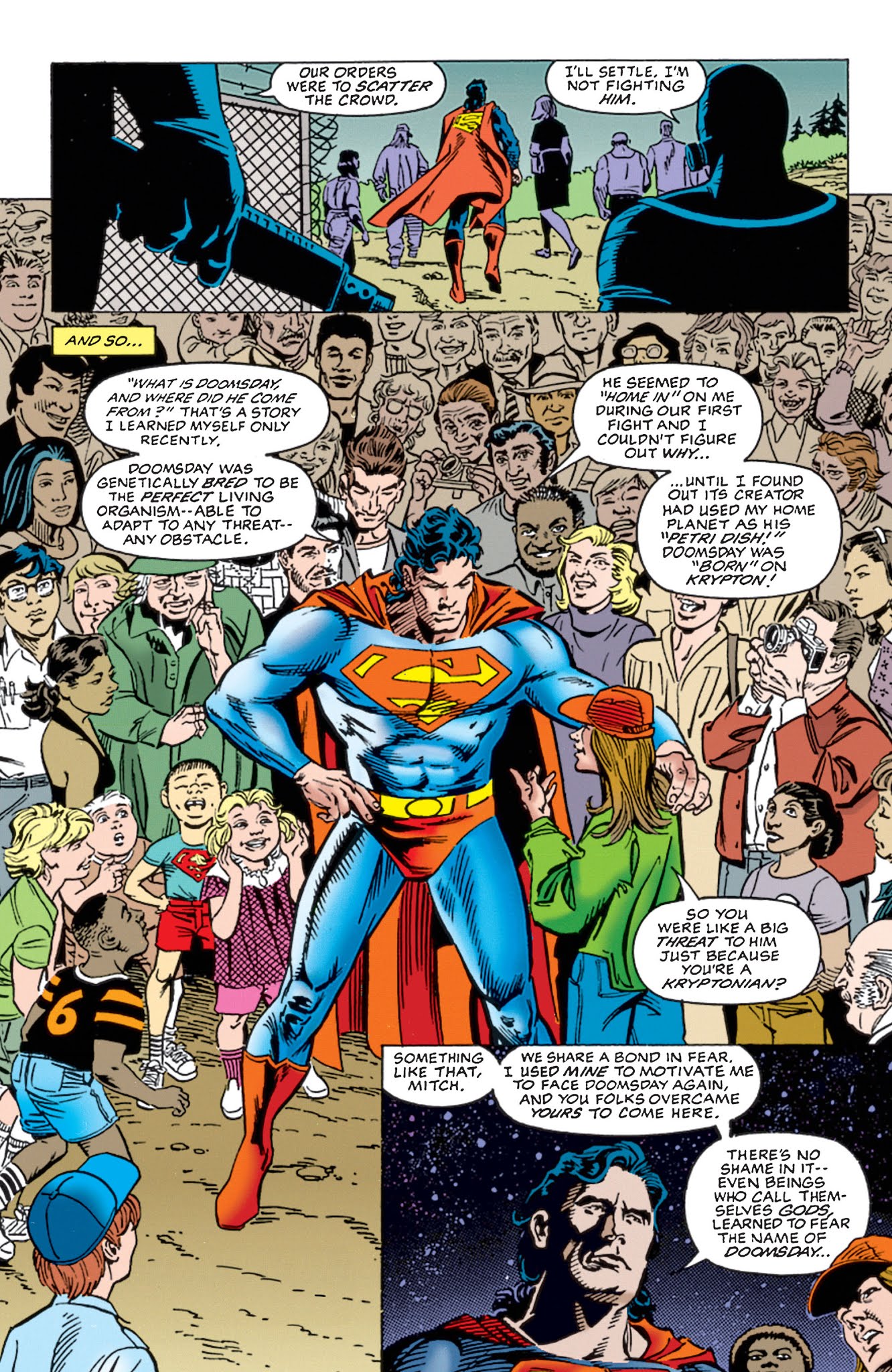 Read online Superman: Doomsday comic -  Issue # TPB - 148