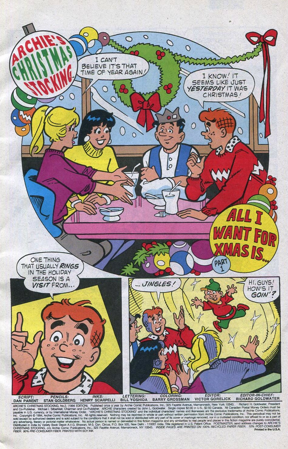 Read online Archie's Christmas Stocking comic -  Issue #2 - 3