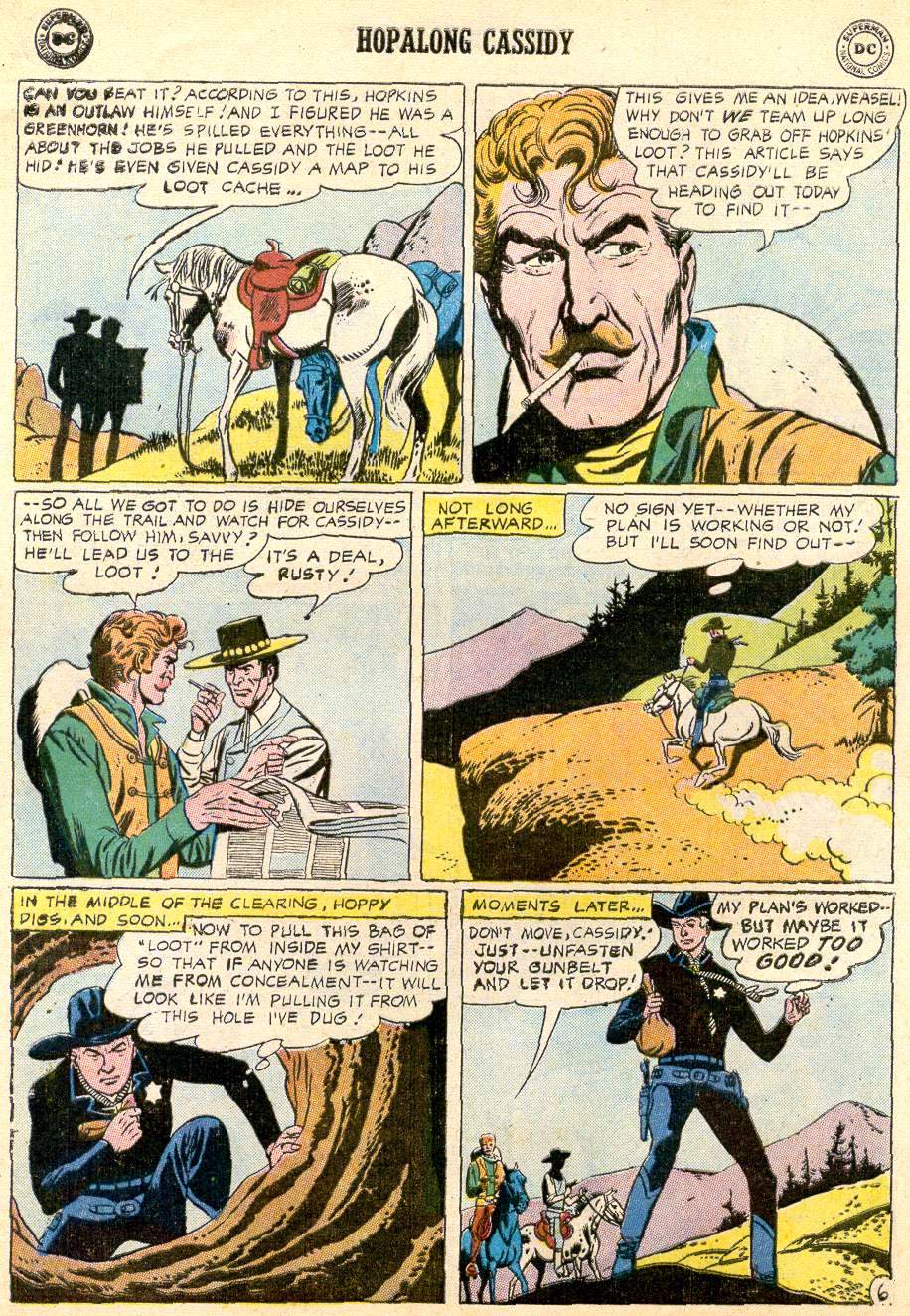 Read online Hopalong Cassidy comic -  Issue #126 - 8