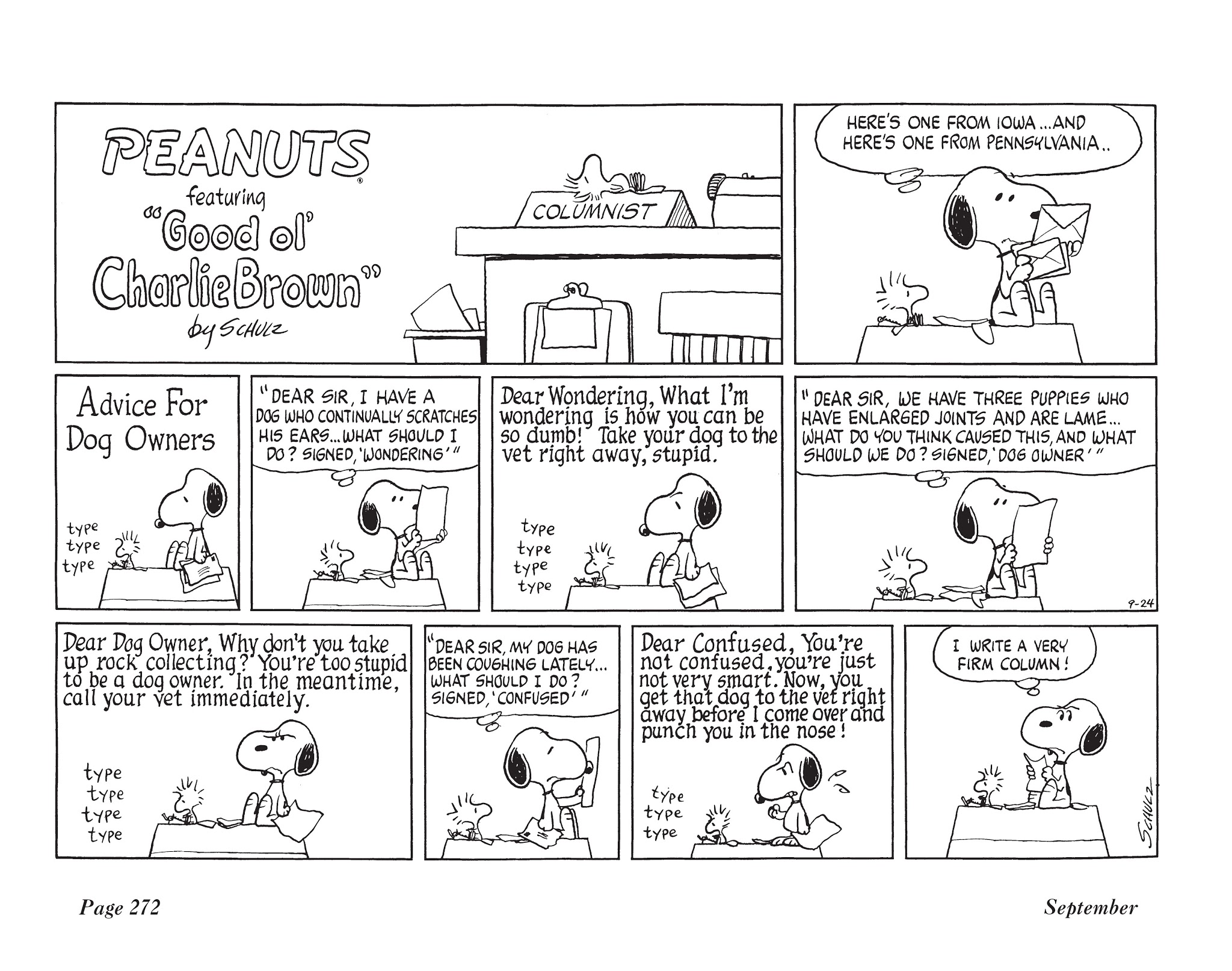 Read online The Complete Peanuts comic -  Issue # TPB 11 - 287