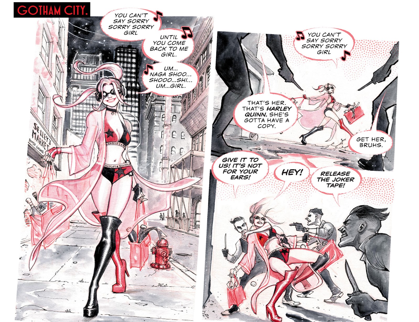 Harley Quinn Black + White + Red issue 4 - Page 4