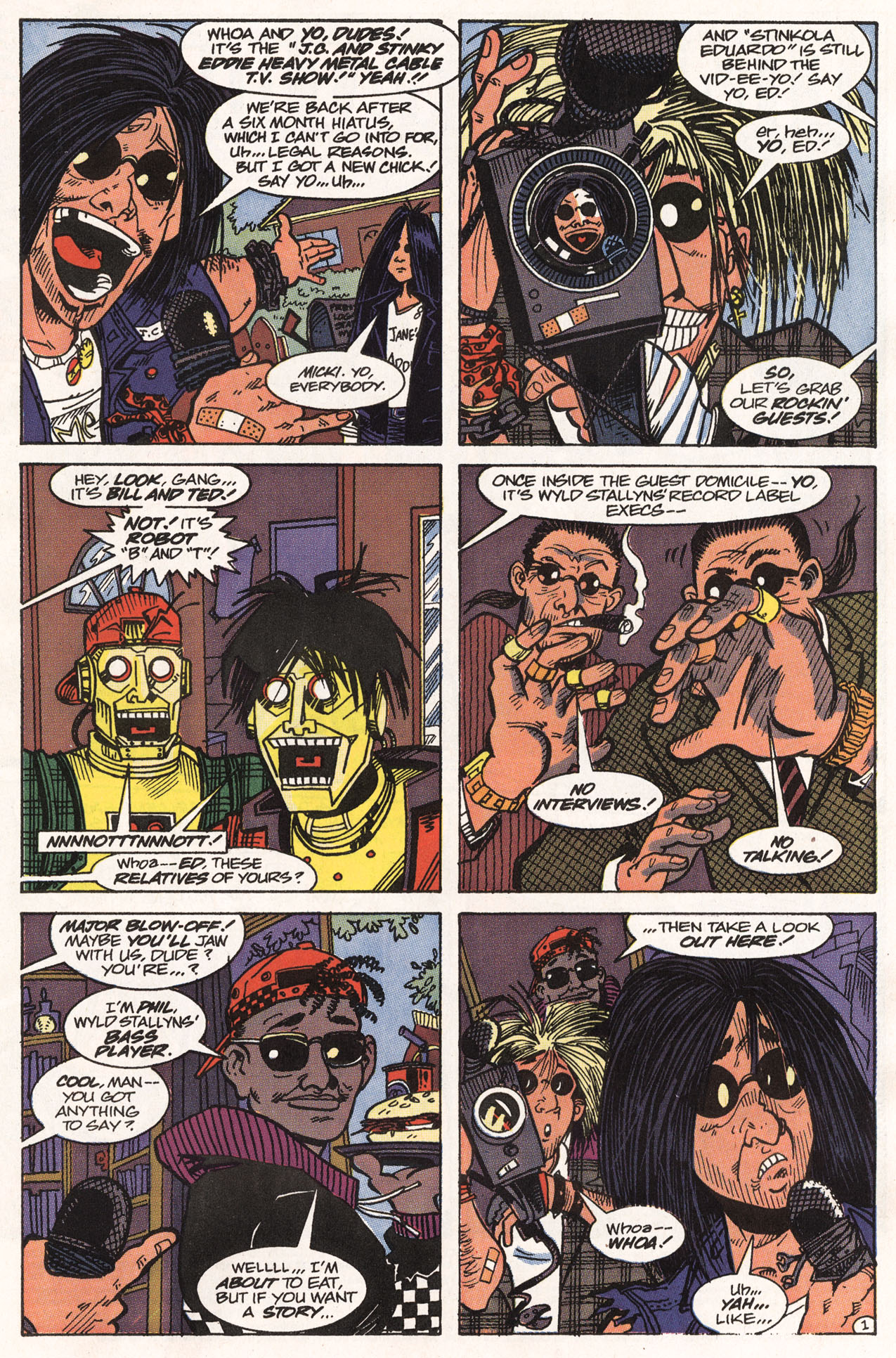 Read online Bill & Ted's Excellent Comic Book comic -  Issue #4 - 3