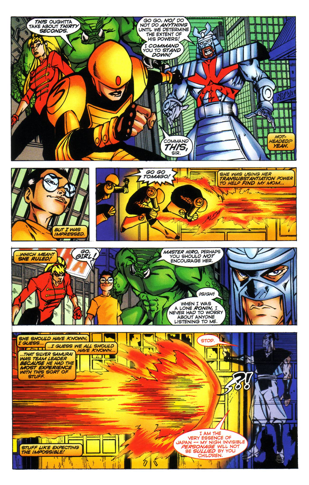 Read online Sunfire & Big Hero Six comic -  Issue #3 - 4