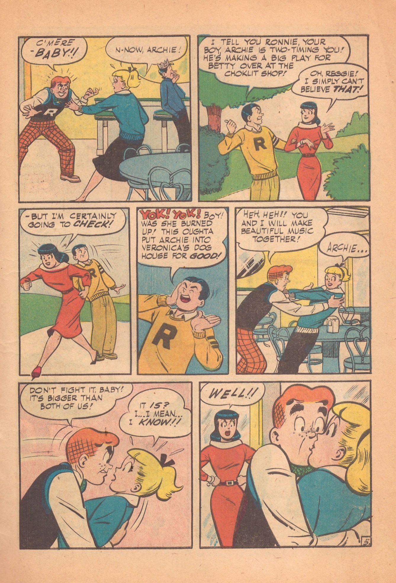 Read online Archie's Pal Jughead comic -  Issue #52 - 7