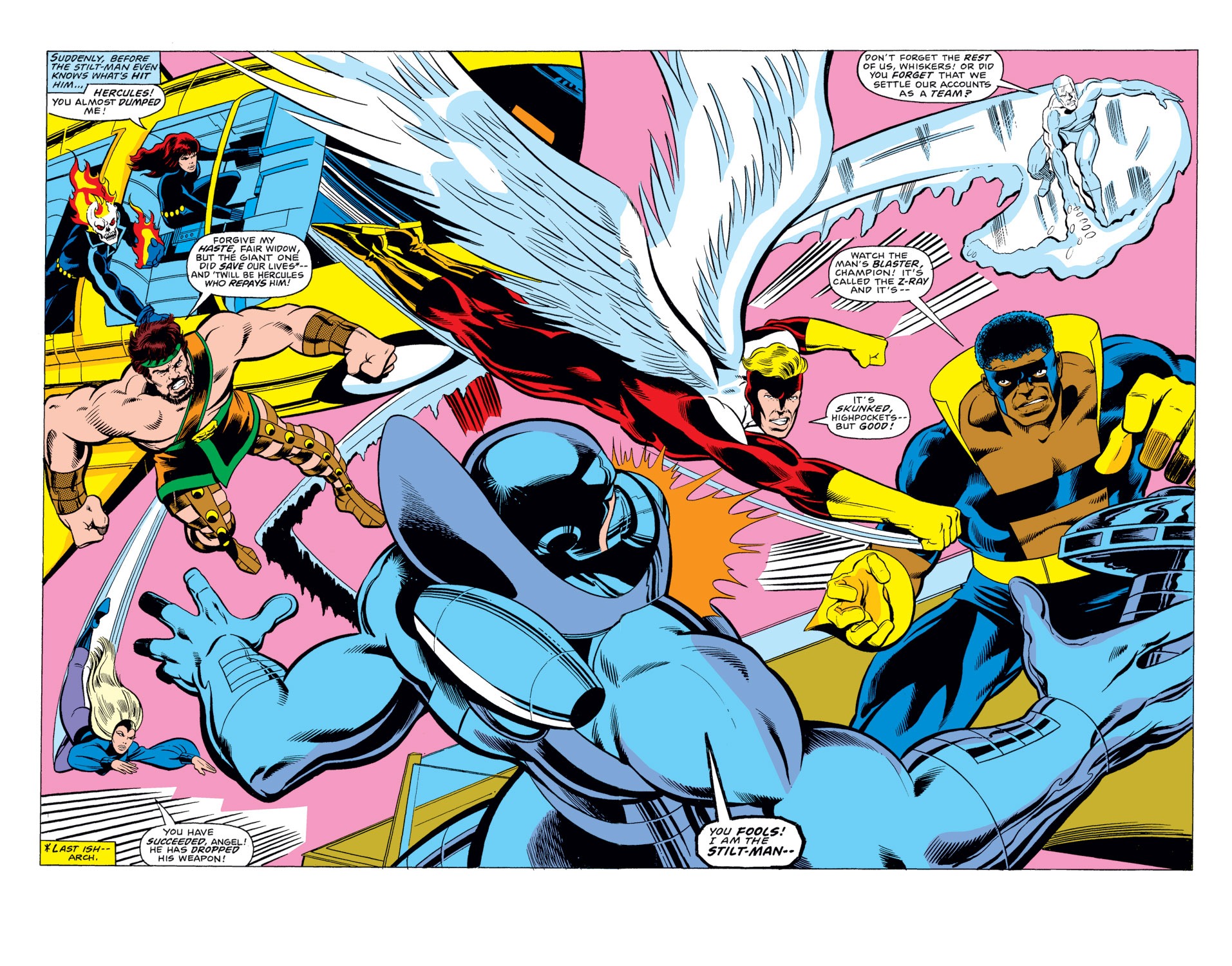 Issue 12. Lady Stilt-man Marvel. Hurricane Comics Company.