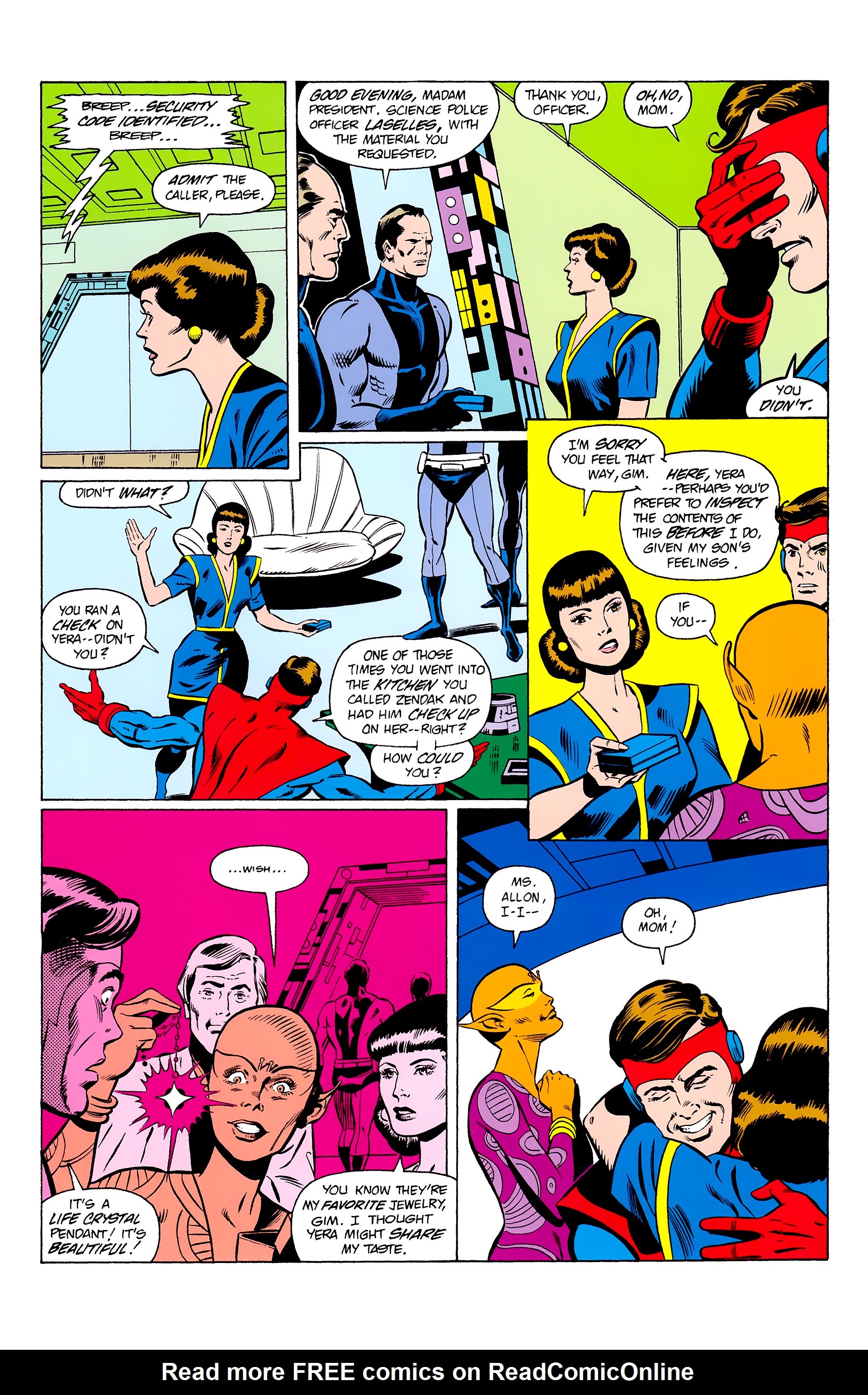 Read online Legion of Super-Heroes (1980) comic -  Issue #308 - 23