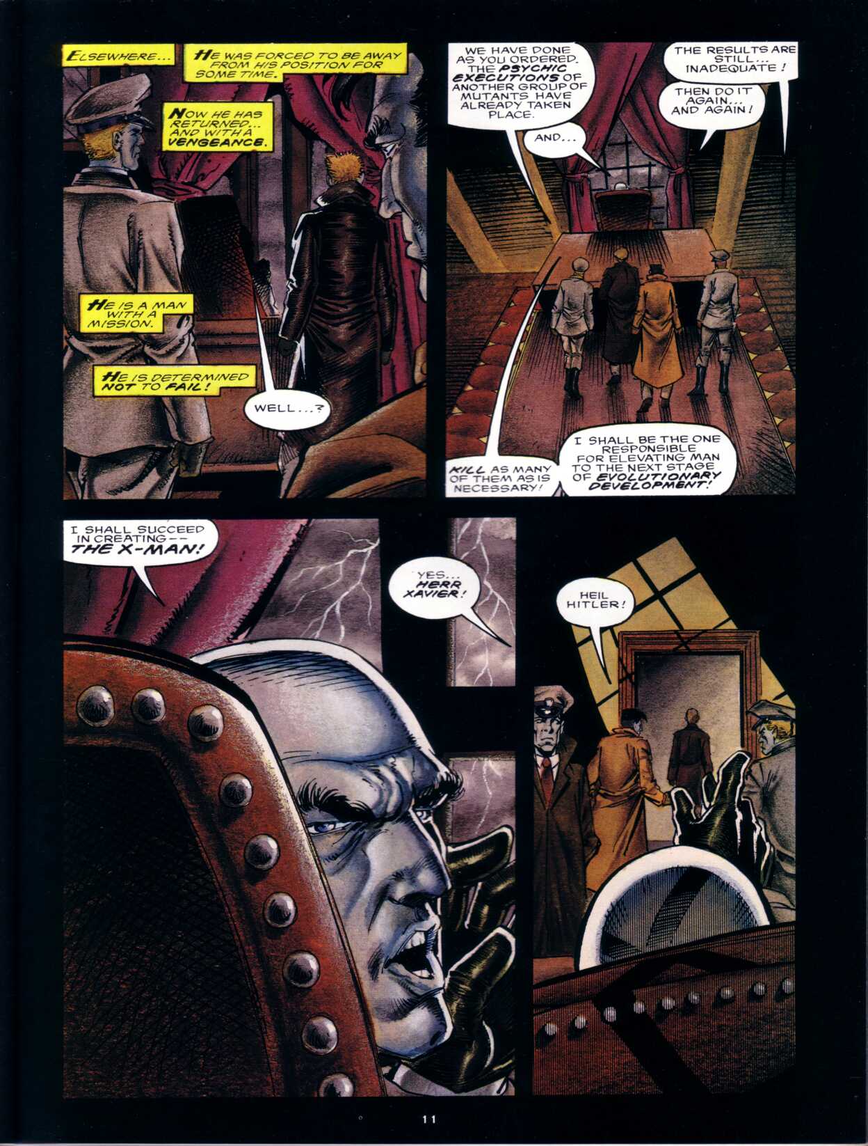 Read online Marvel Graphic Novel comic -  Issue #66 - Excalibur - Weird War III - 11