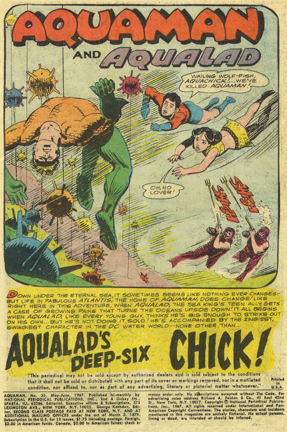 Aquaman (1962) Issue #33 #33 - English 3