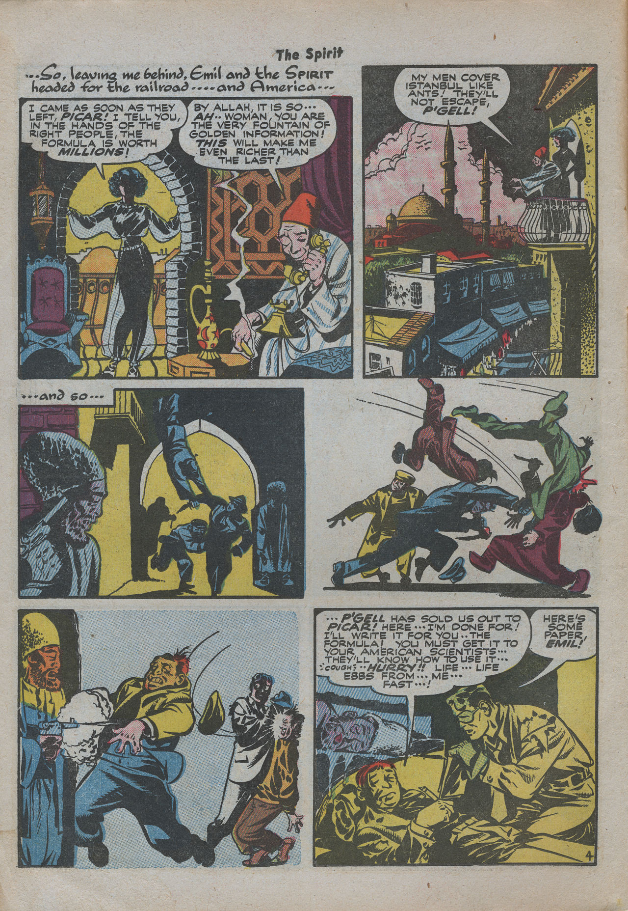 Read online The Spirit (1944) comic -  Issue #21 - 6