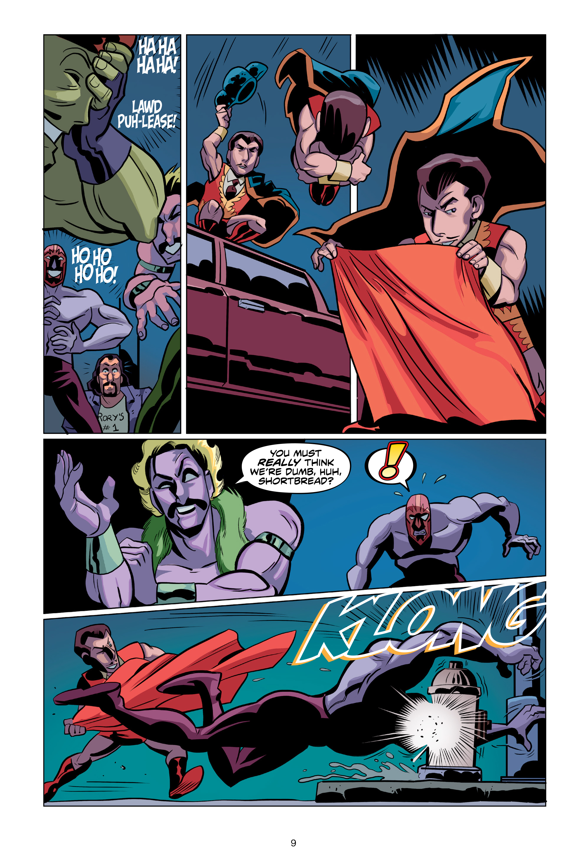 Read online Invasion from Planet Wrestletopia comic -  Issue #3 - 9