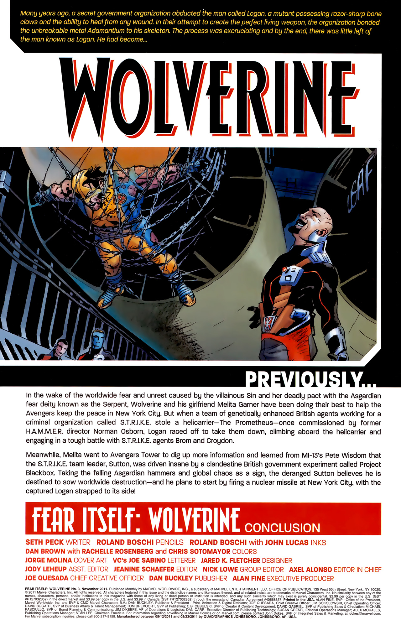 Read online Fear Itself: Wolverine comic -  Issue #3 - 2