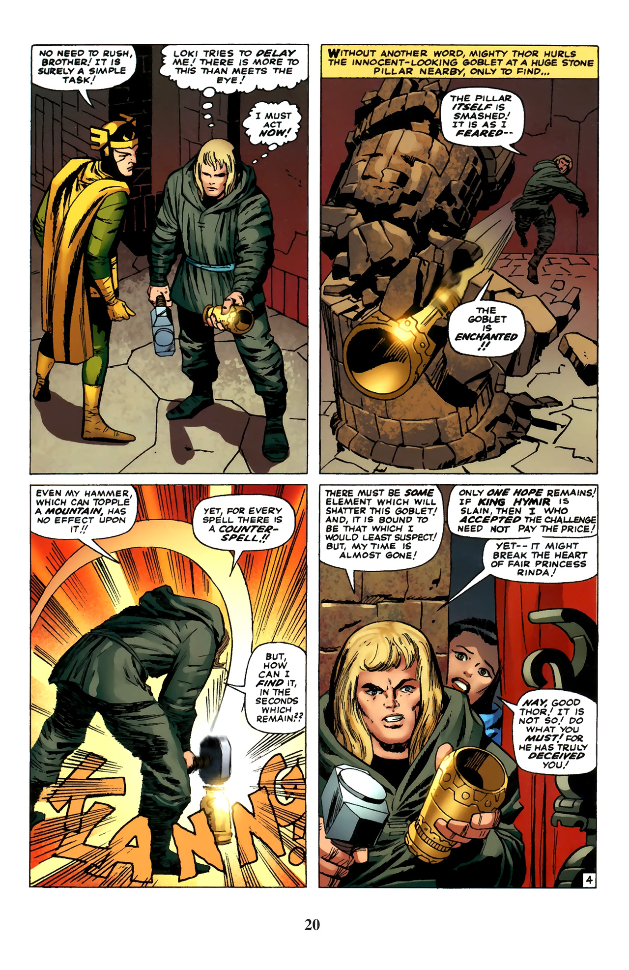 Read online Thor: Tales of Asgard by Stan Lee & Jack Kirby comic -  Issue #3 - 22