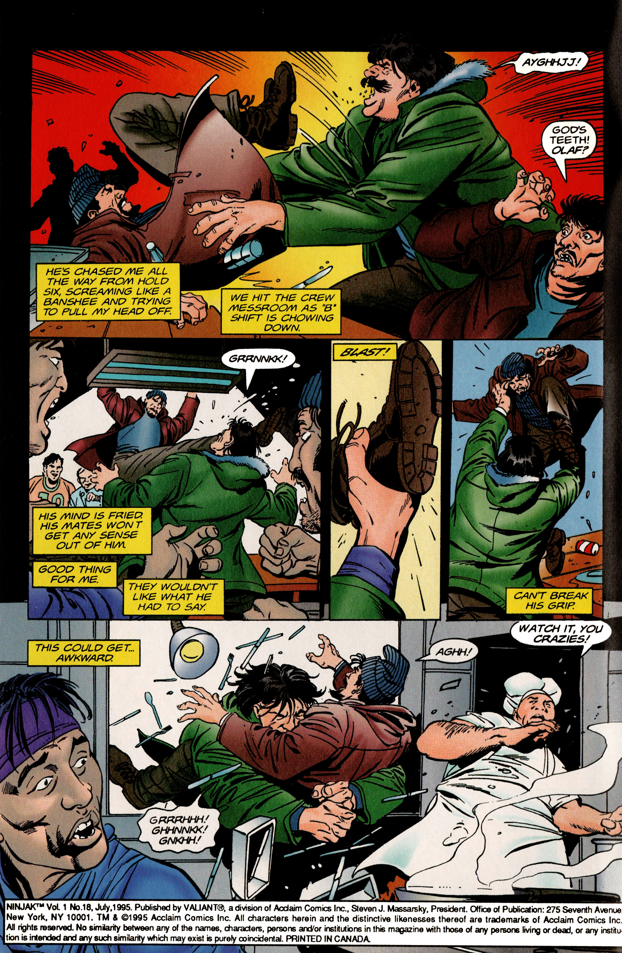 Read online Ninjak (1994) comic -  Issue #18 - 3