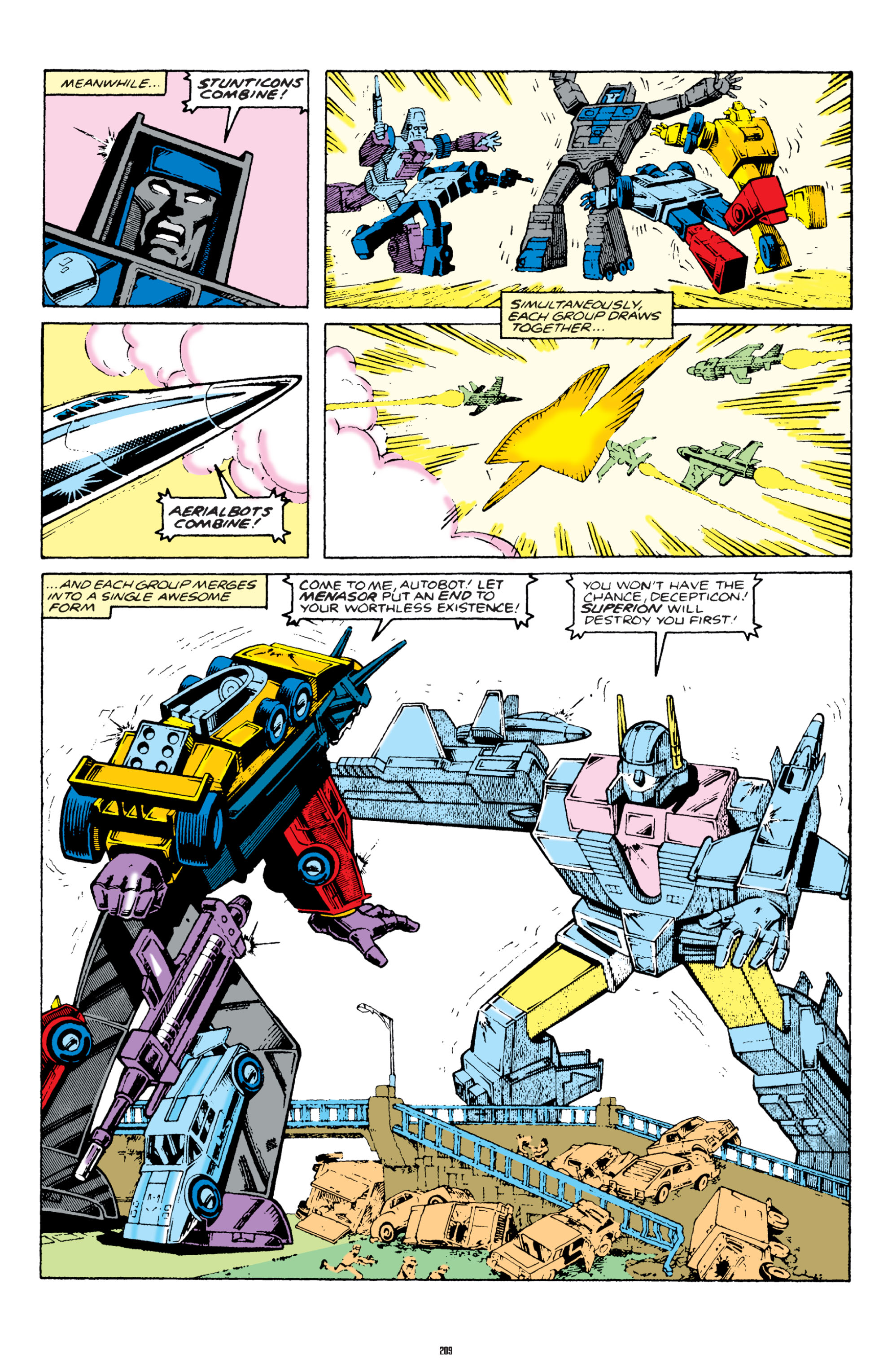 Read online The Transformers Classics comic -  Issue # TPB 2 - 210