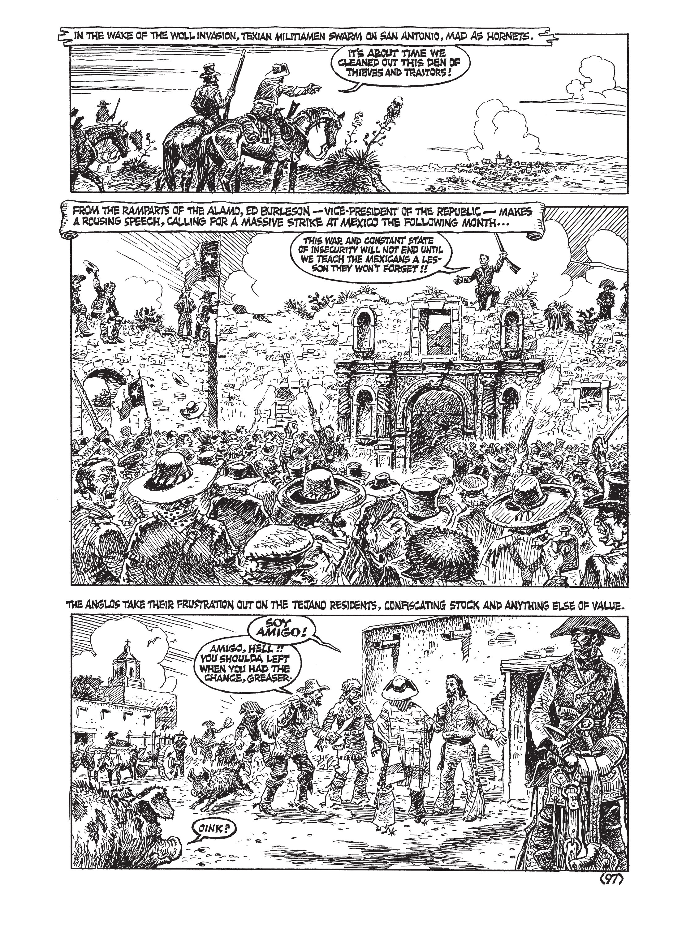 Read online Jack Jackson's American History: Los Tejanos and Lost Cause comic -  Issue # TPB (Part 2) - 1
