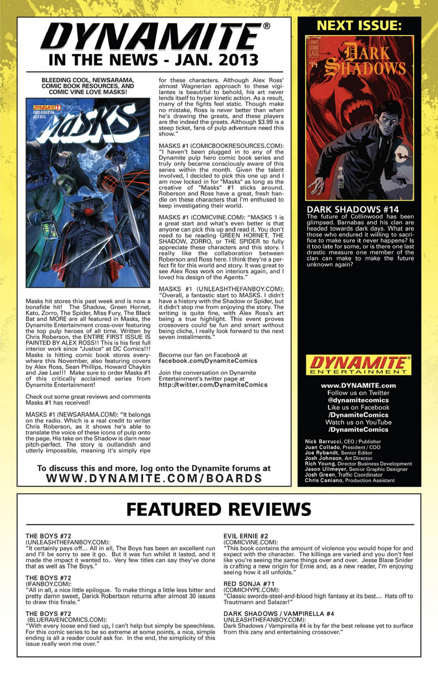 Read online Dark Shadows comic -  Issue #13 - 27