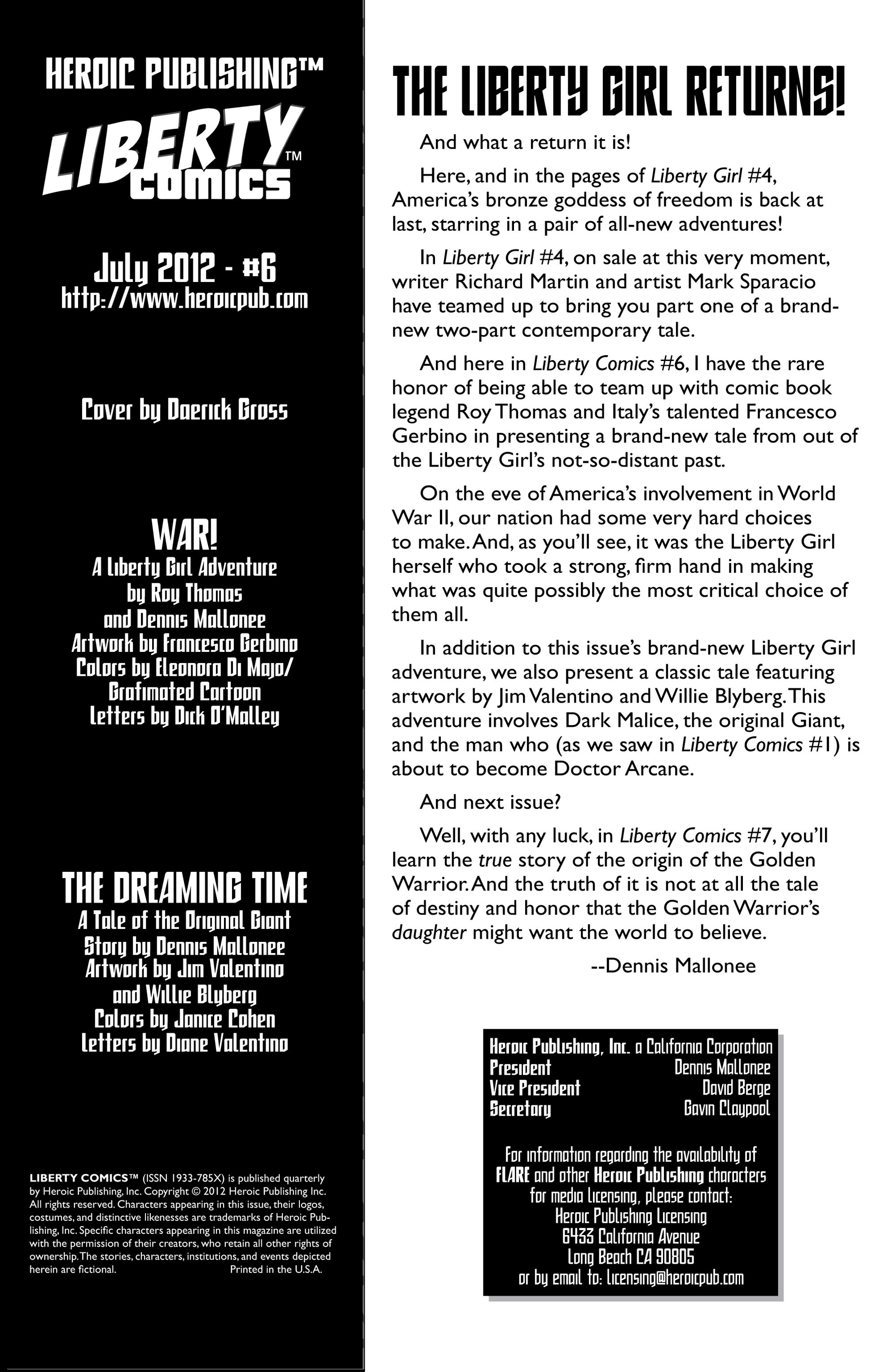 Read online Liberty Comics comic -  Issue #6 - 2