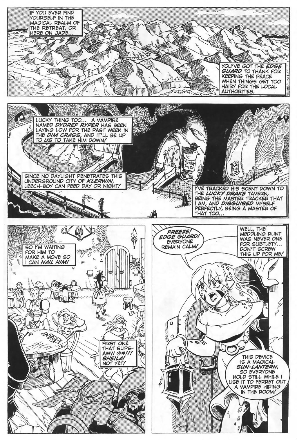 Read online Gold Digger: Edge Guard comic -  Issue # TPB - 2