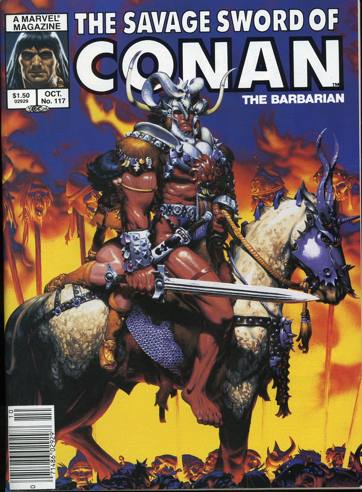 Read online The Savage Sword Of Conan comic -  Issue #117 - 1
