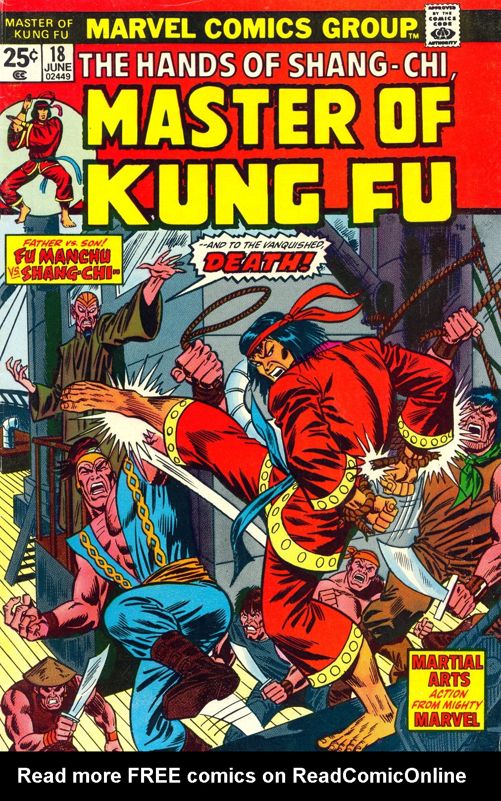 Read online Master of Kung Fu (1974) comic -  Issue #18 - 1
