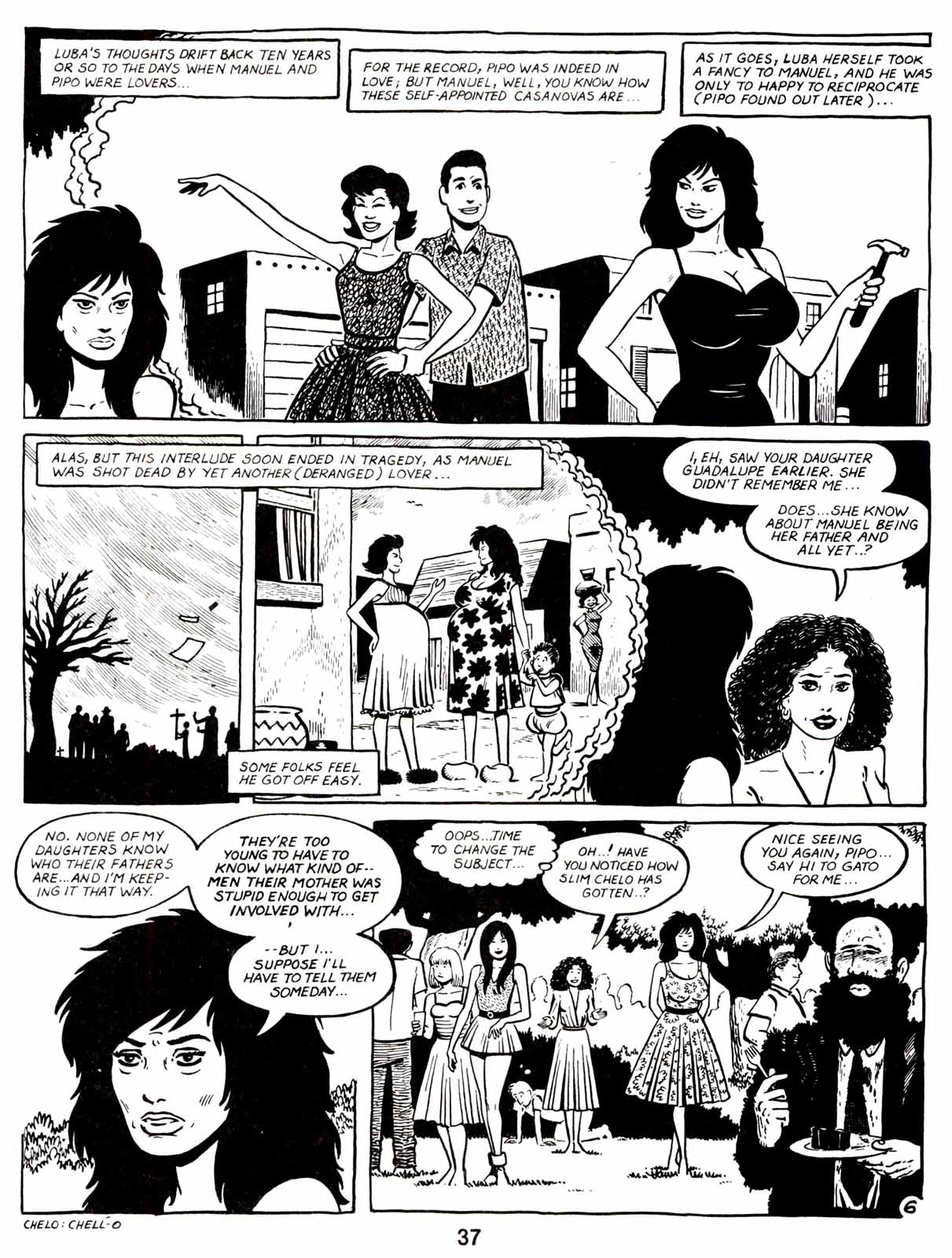 Read online Love and Rockets (1982) comic -  Issue #10 - 39