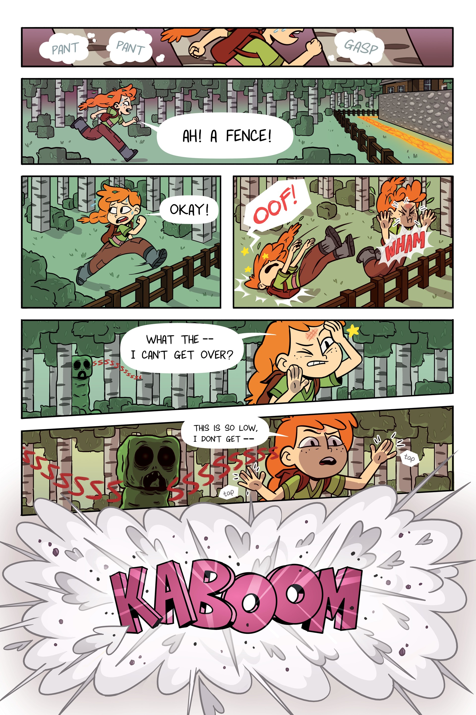 Read online Minecraft: Open World – Into the Nether comic -  Issue # TPB - 7