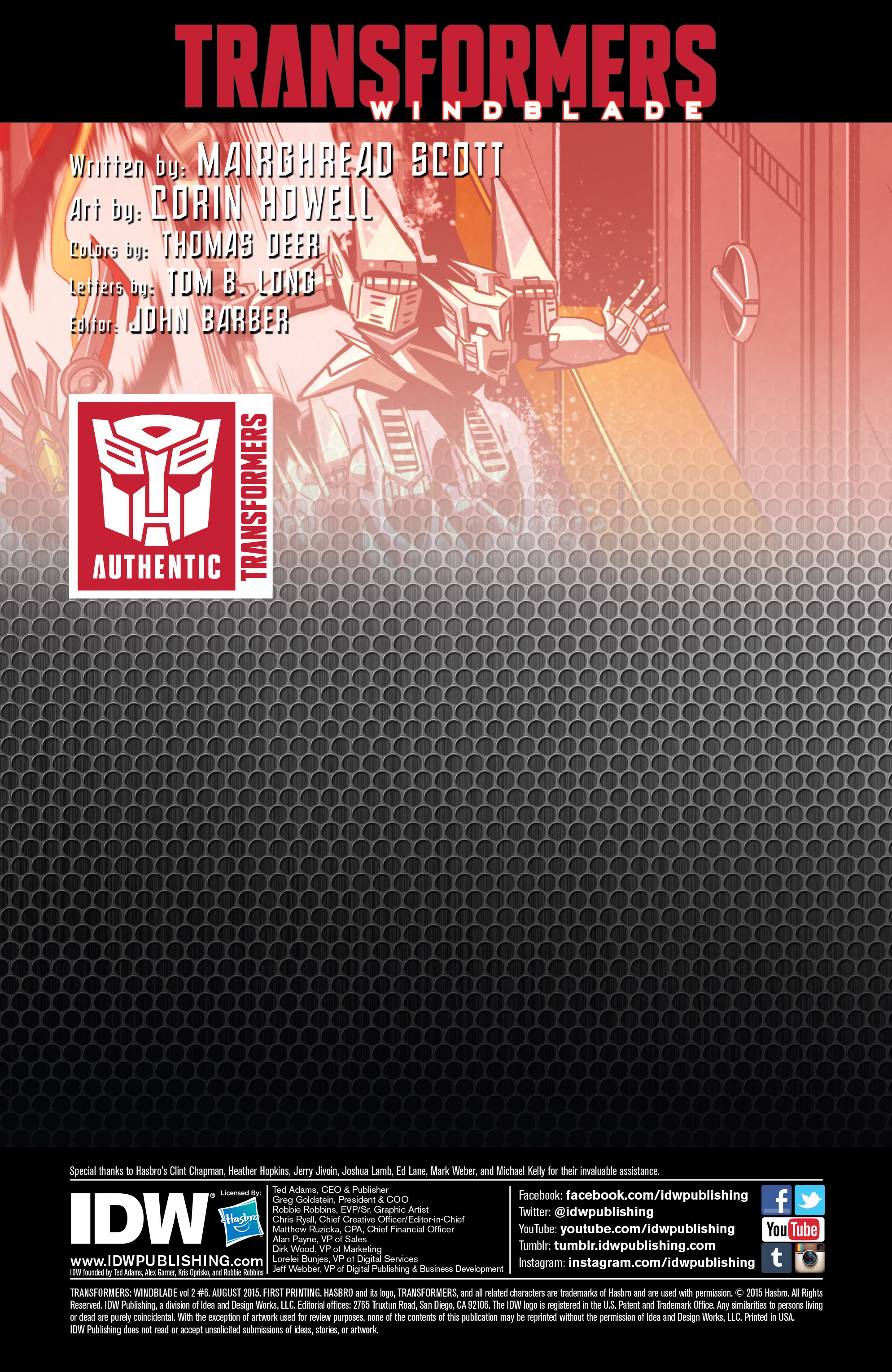 Read online The Transformers: Windblade (2015) comic -  Issue #6 - 4