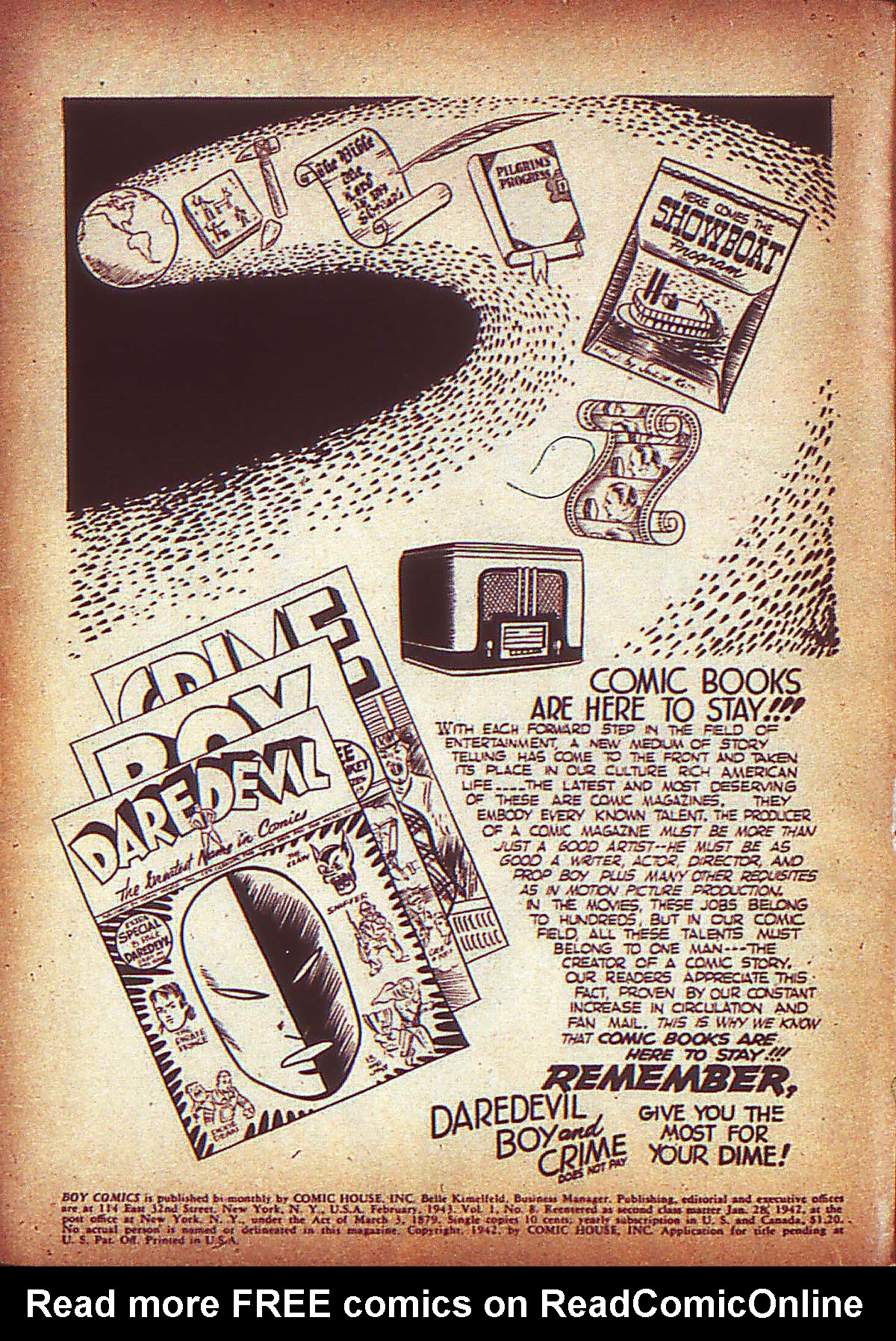 Read online Boy Comics comic -  Issue #8 - 2