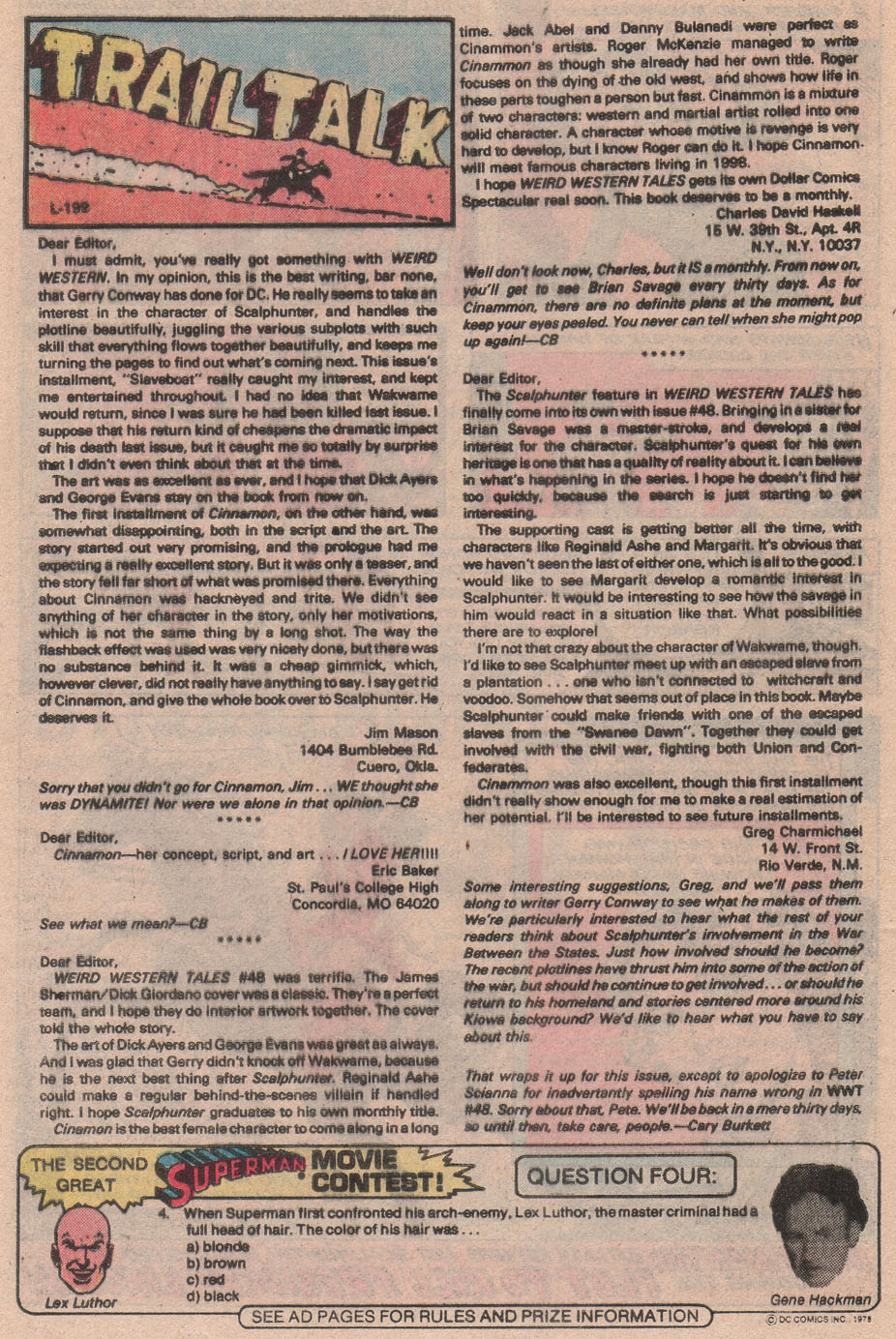 Read online Weird Western Tales (1972) comic -  Issue #51 - 32