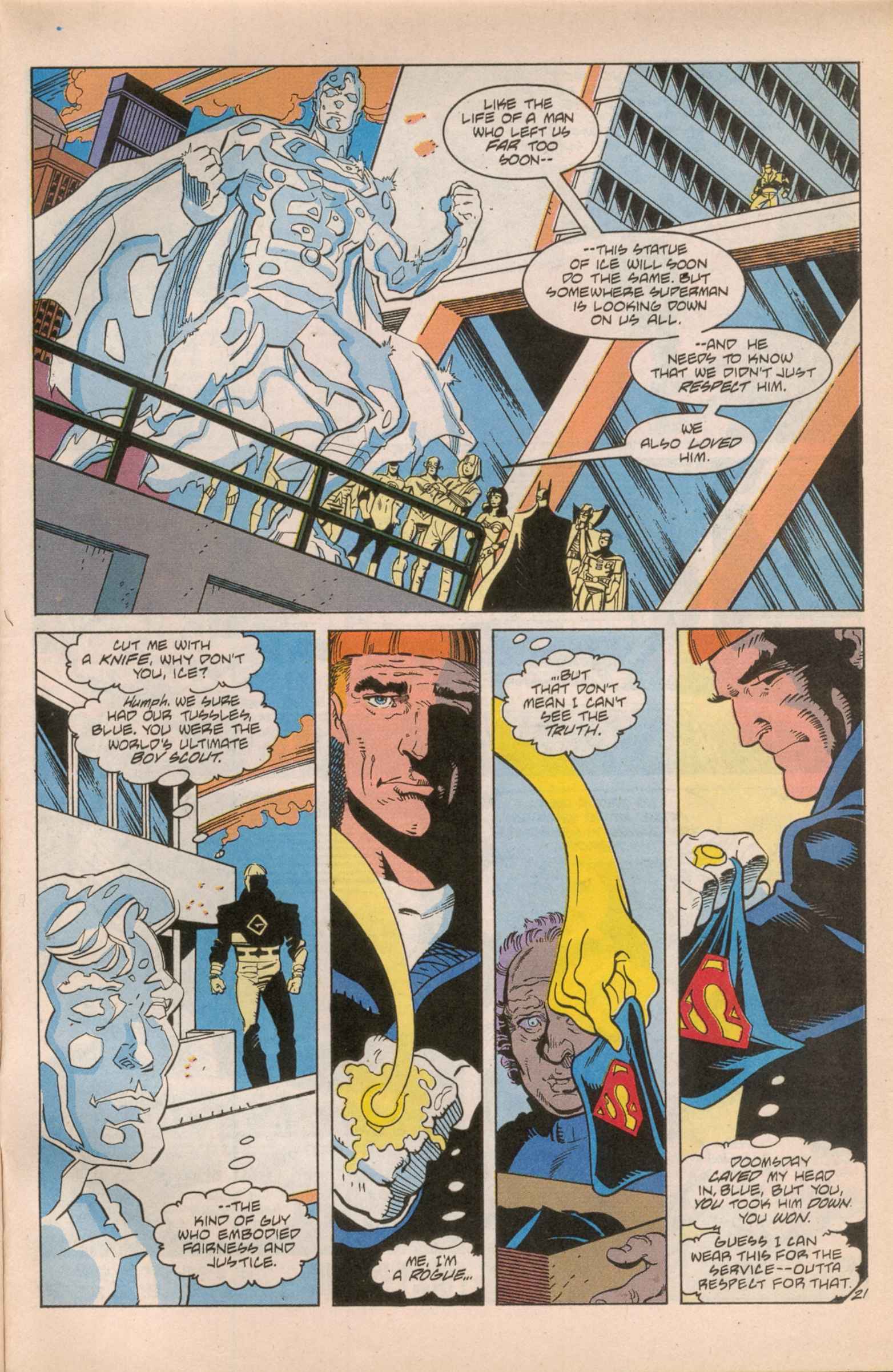 Read online Justice League America comic -  Issue #70 - 22